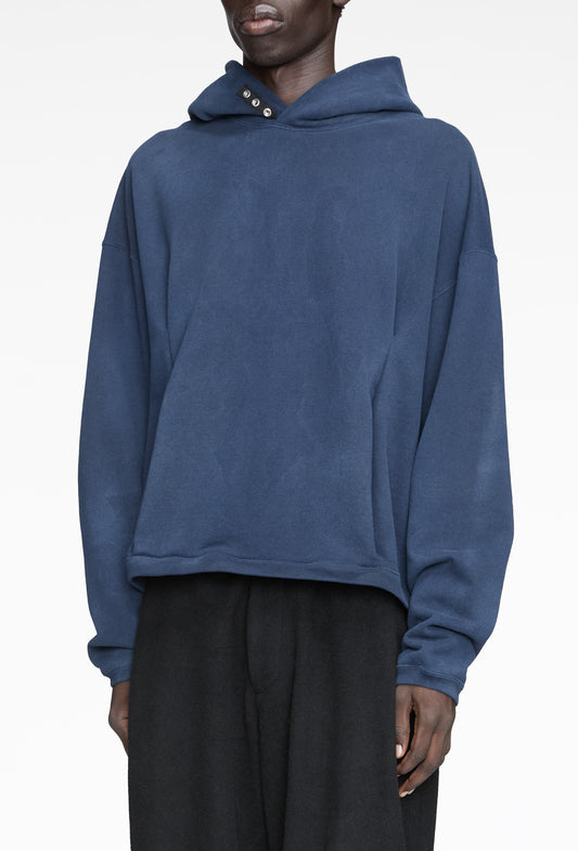 Navy Cotton Rhea Pullover Hoodie (Komune Exclusive)