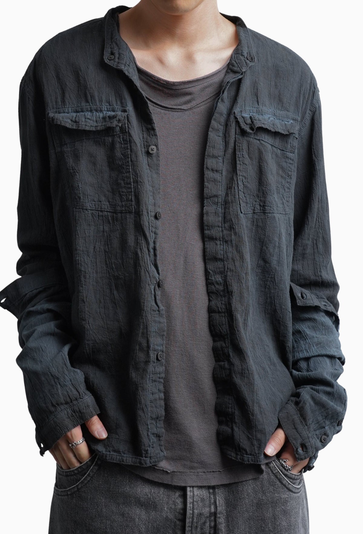 Indigo Ink Double Sleeve Field Shirt
