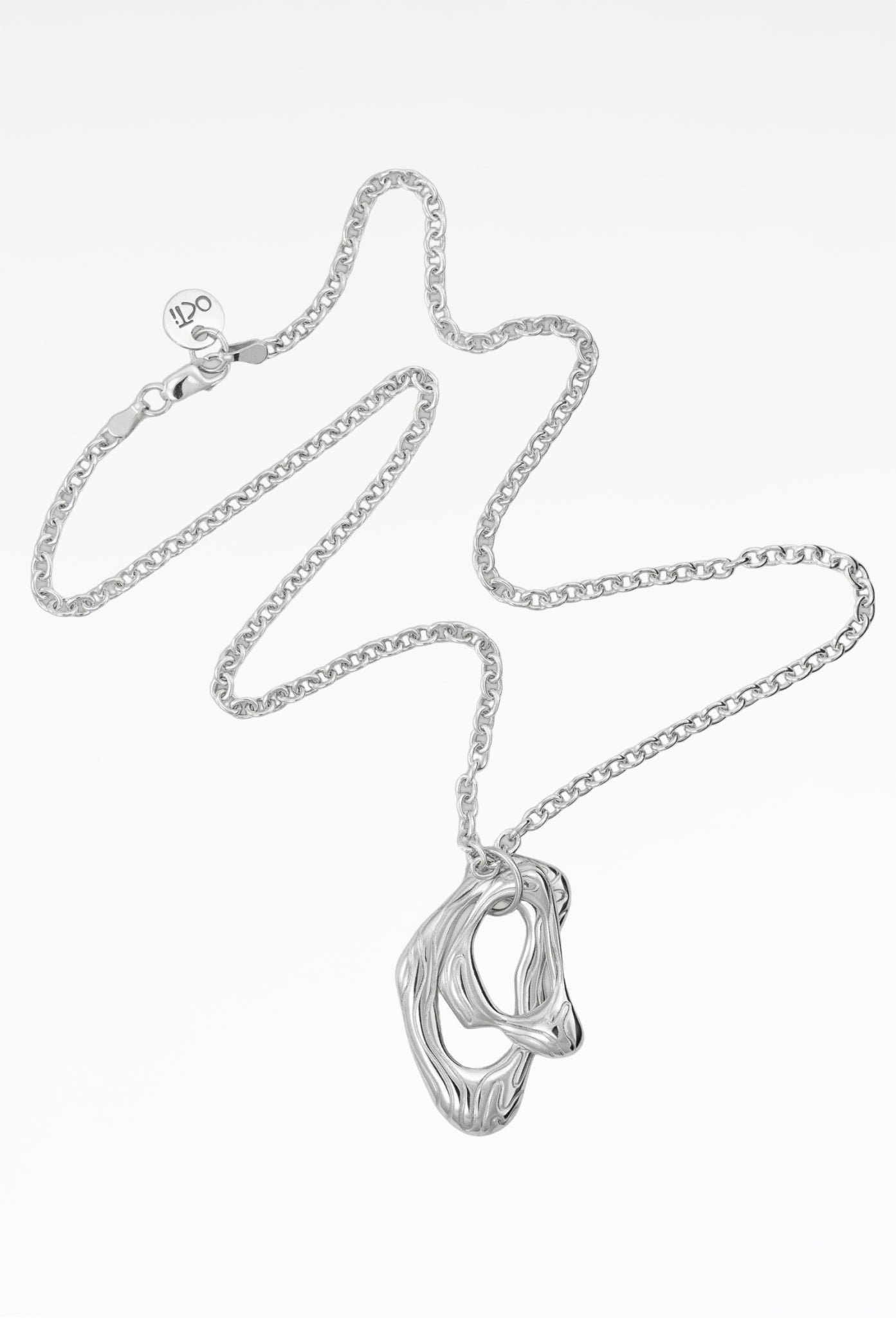 Layered Island Pendant Necklace