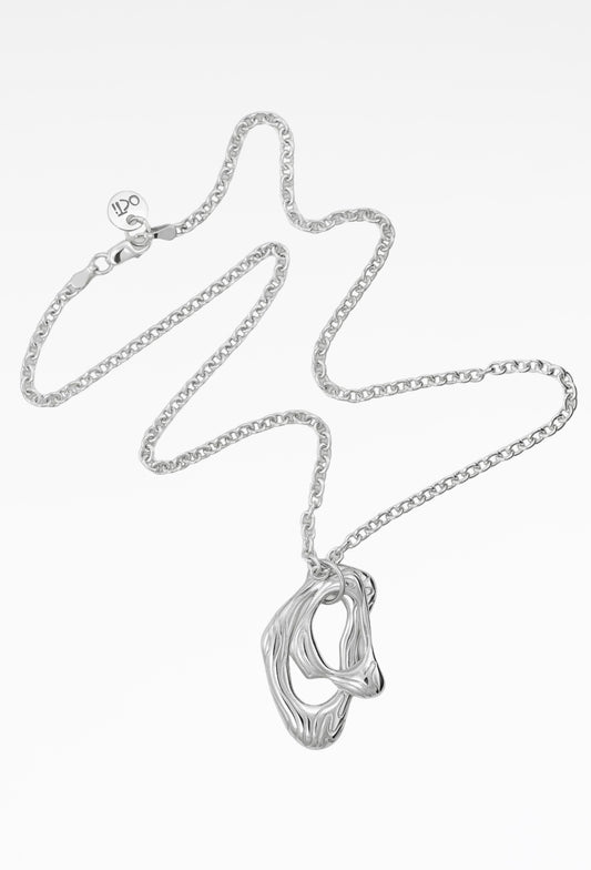 Layered Island Pendant Necklace
