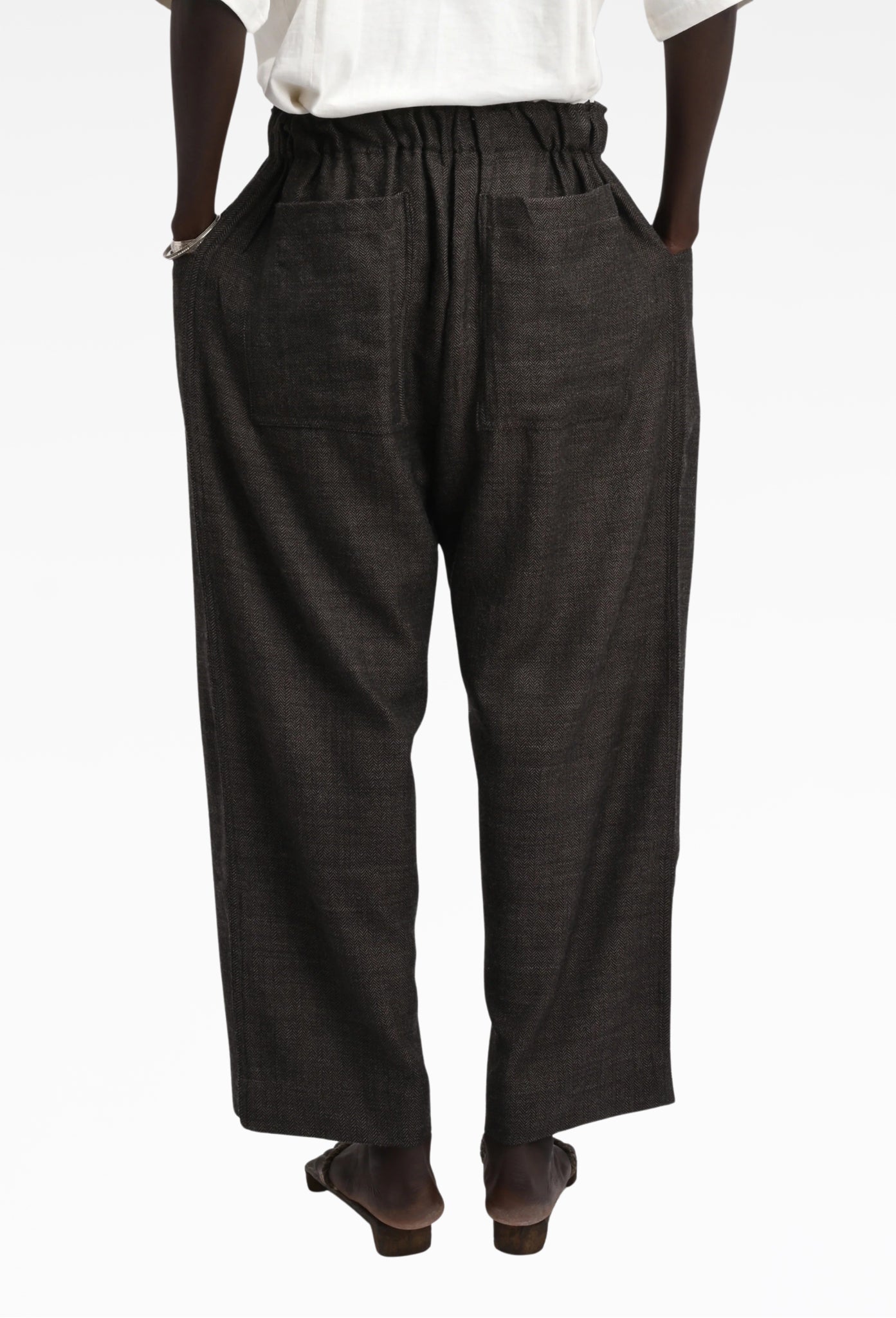 Dark Brown Farmer Pant