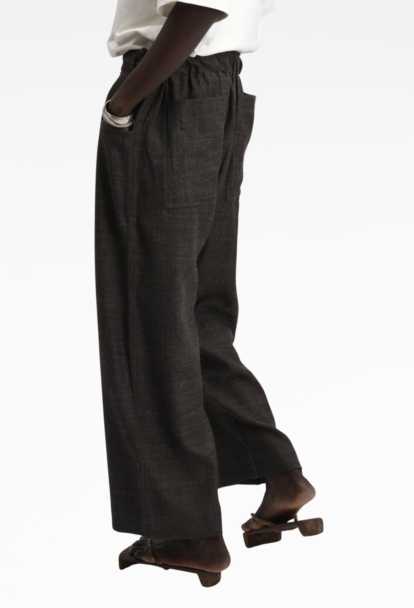 Dark Brown Farmer Pant