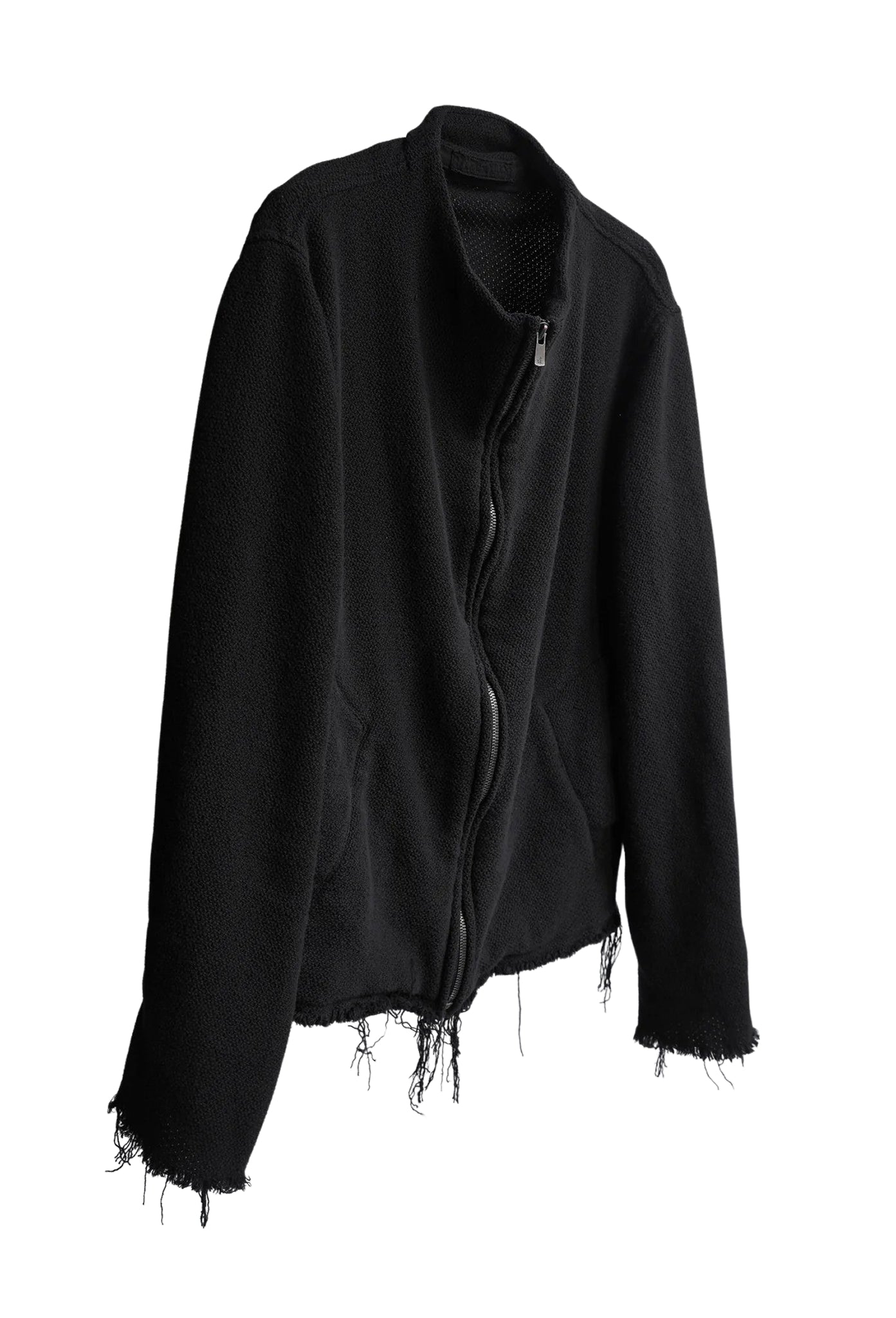 Black Front Neck Jacket