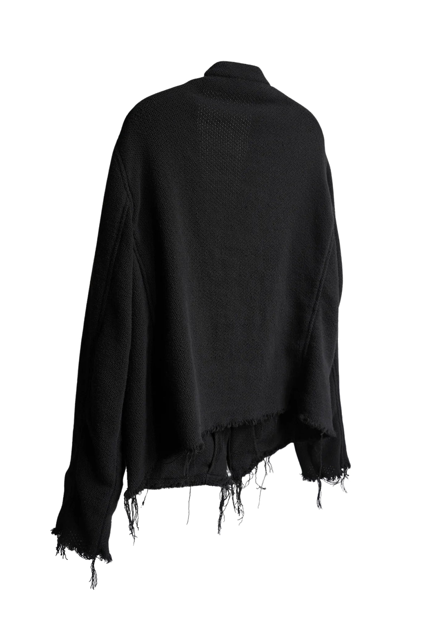 Black Front Neck Jacket