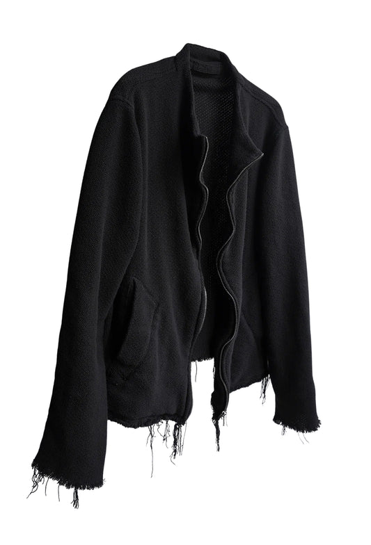 Black Front Neck Jacket