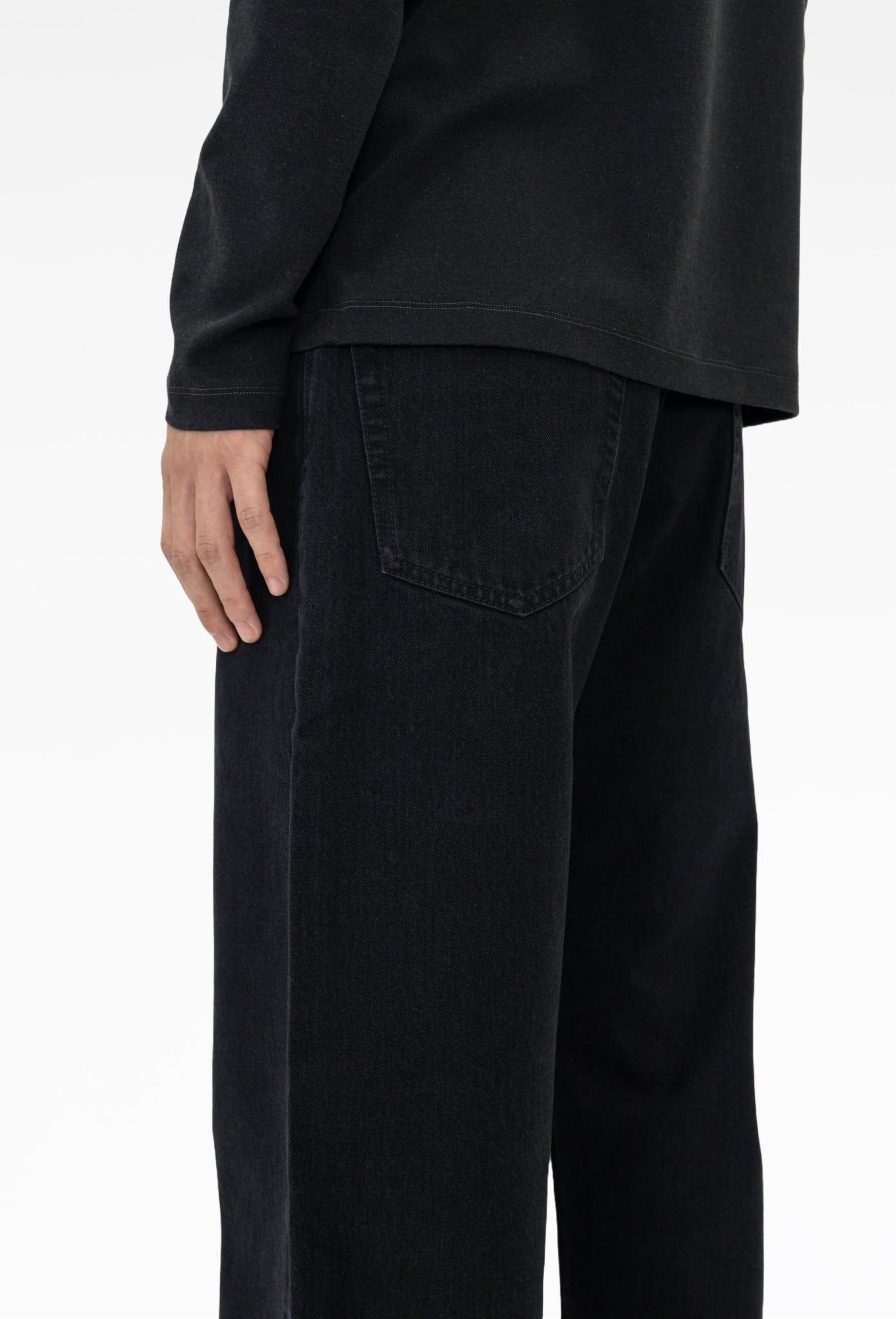 Black Tailored Selvedge Jeans