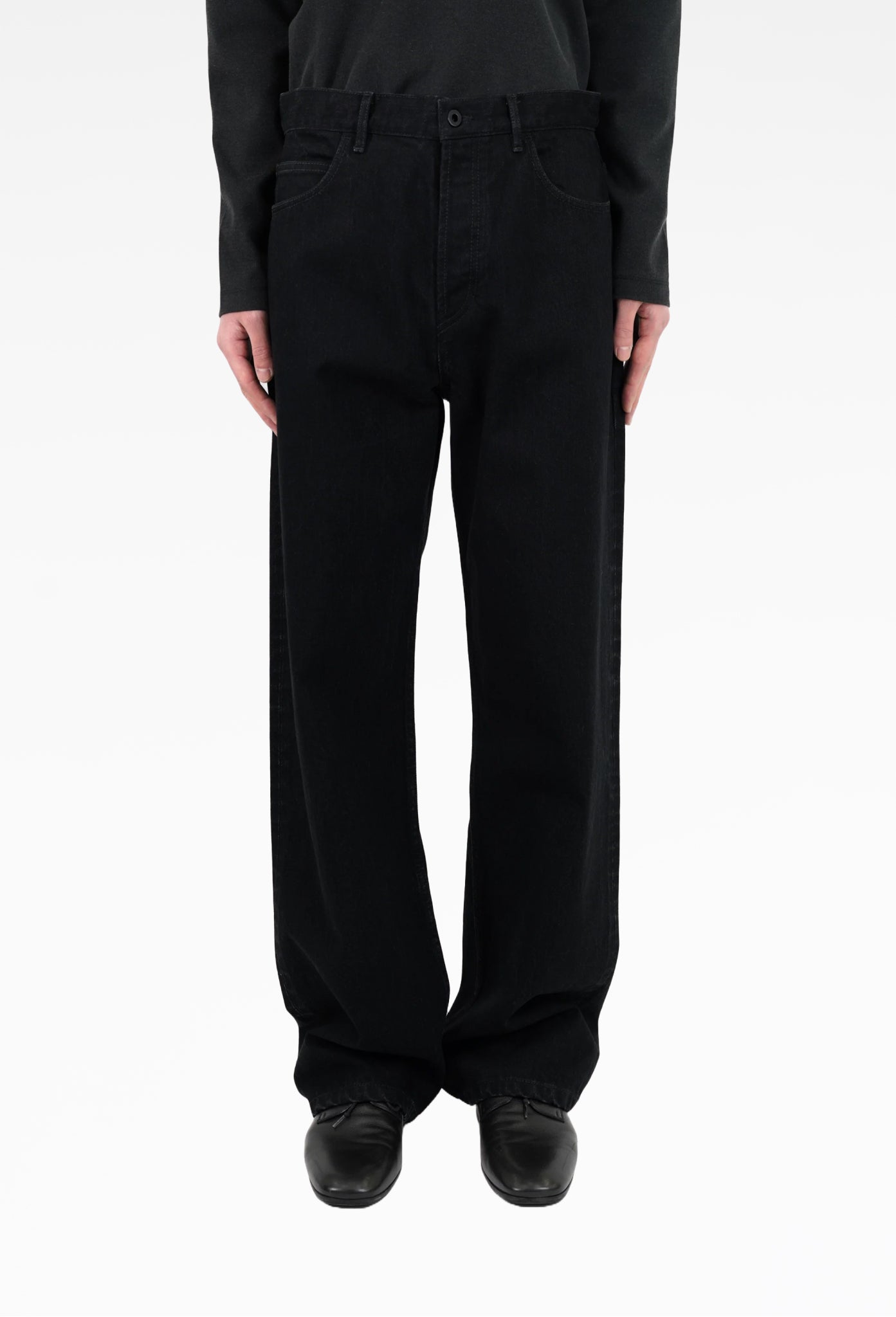 Black Tailored Selvedge Jeans