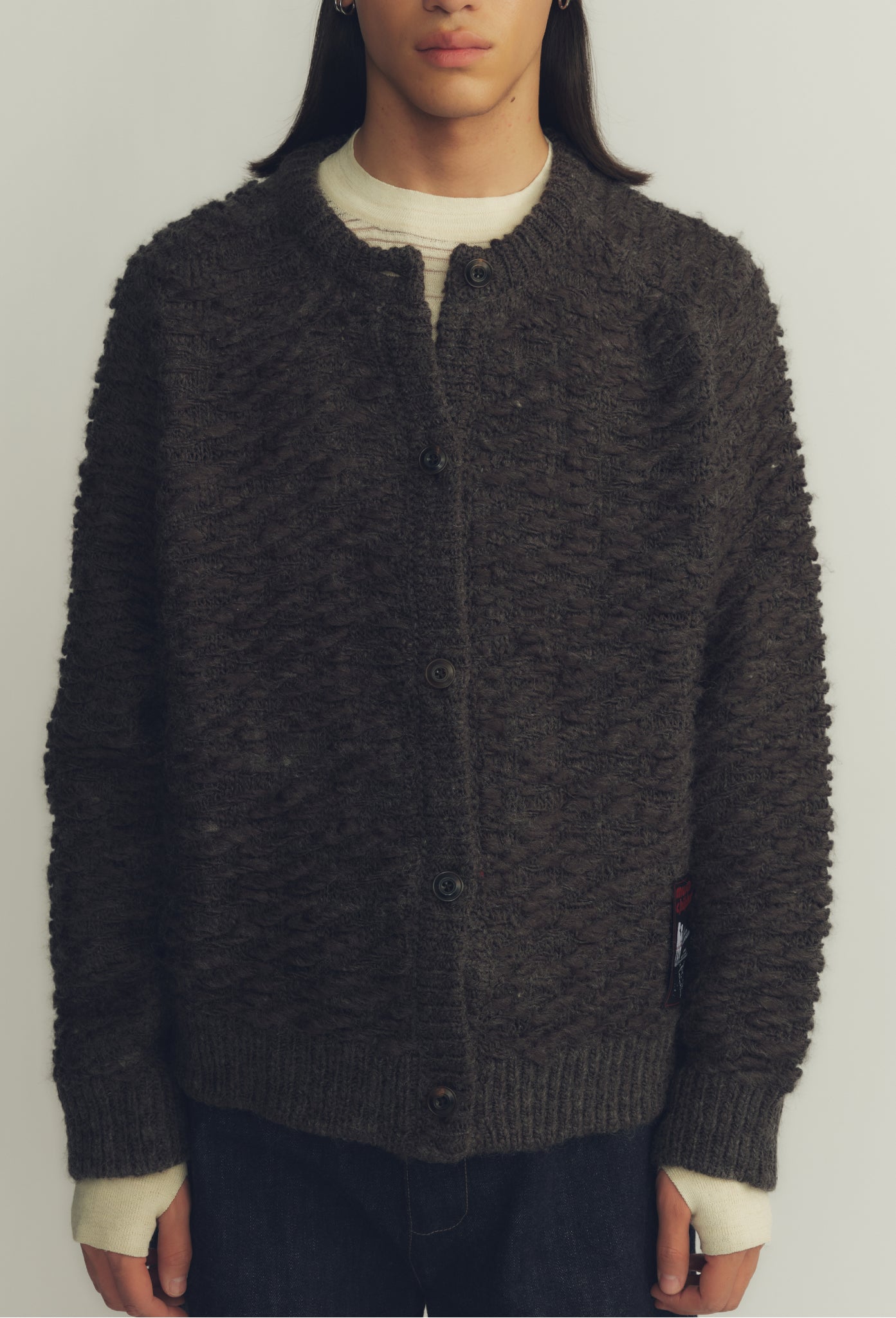 Sea Scale Button Up Cardigan