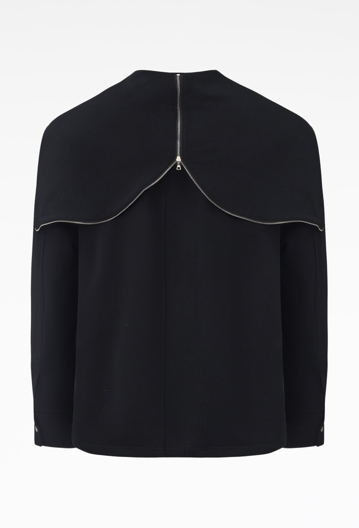 Black Sailor Collar Hoodie