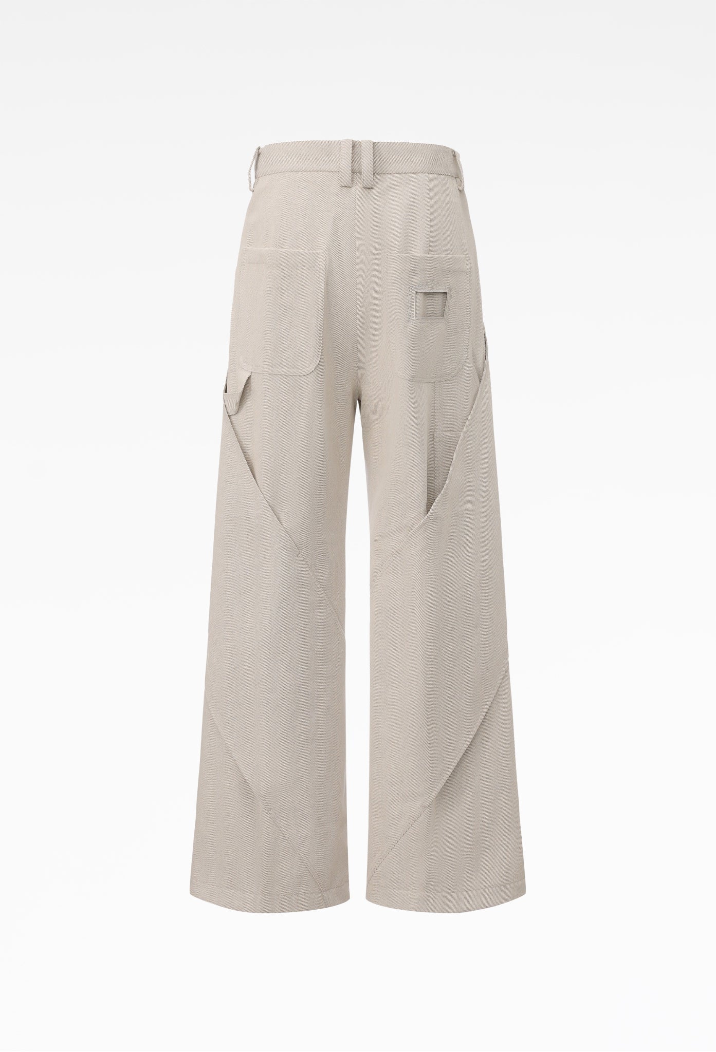 Egg Shell Deconstructed Carpenter Trouser