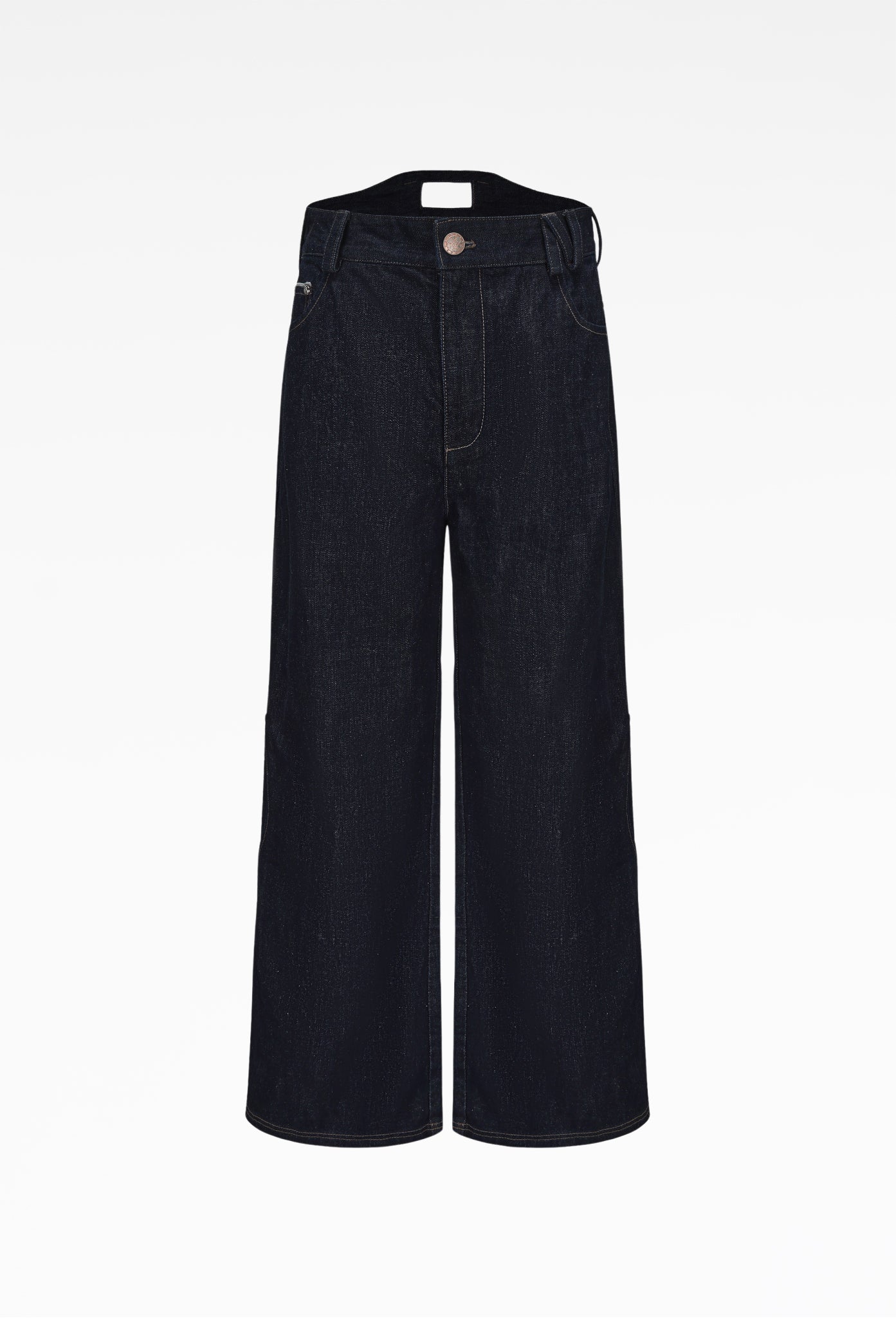 Dark Navy Selvedge Denim Arrows Pocket Jeans