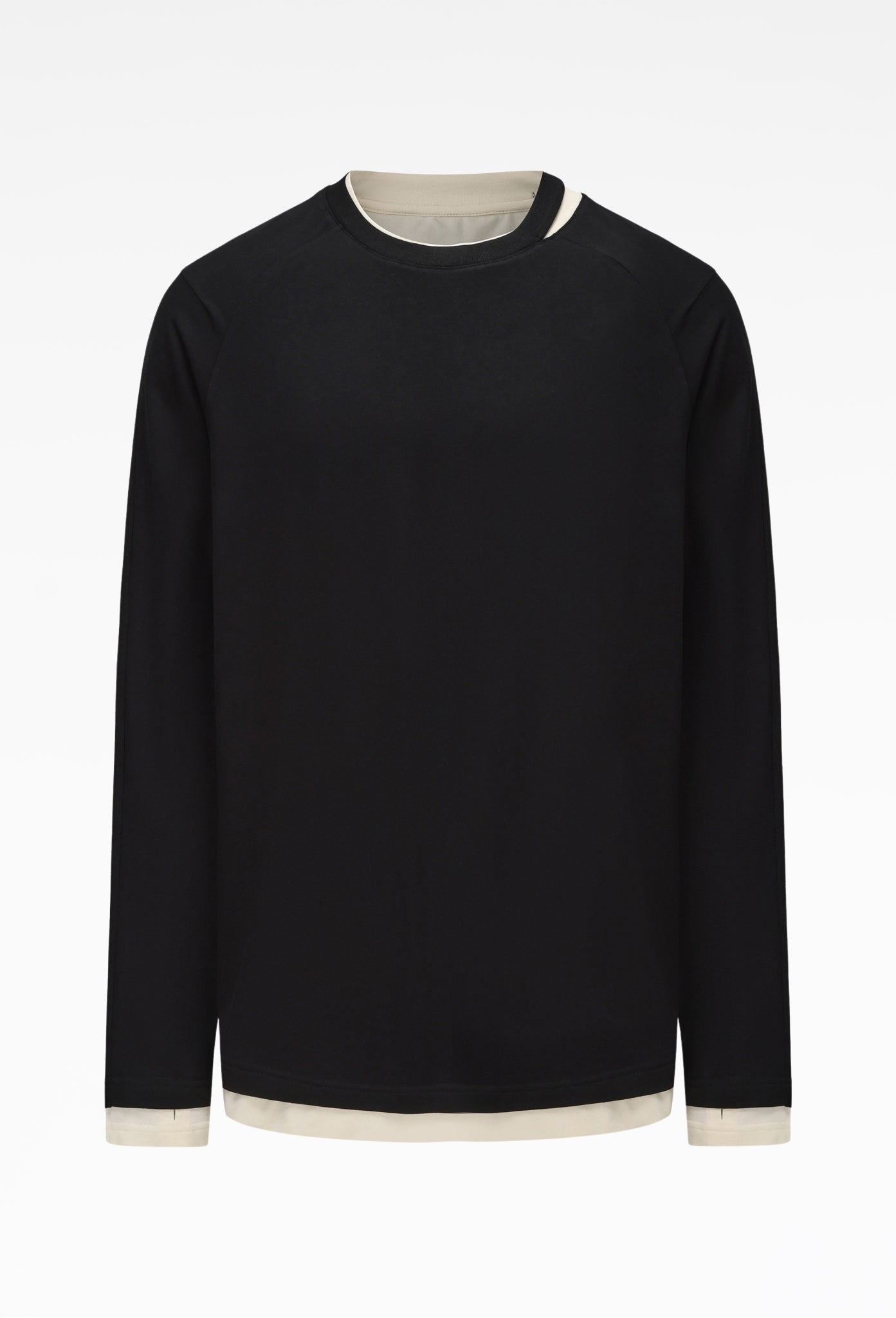 Black Basic Boy Long Sleeve