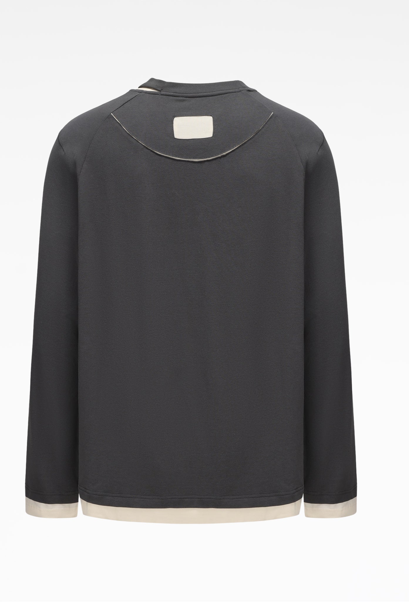 Grey Basic Boy Long Sleeve