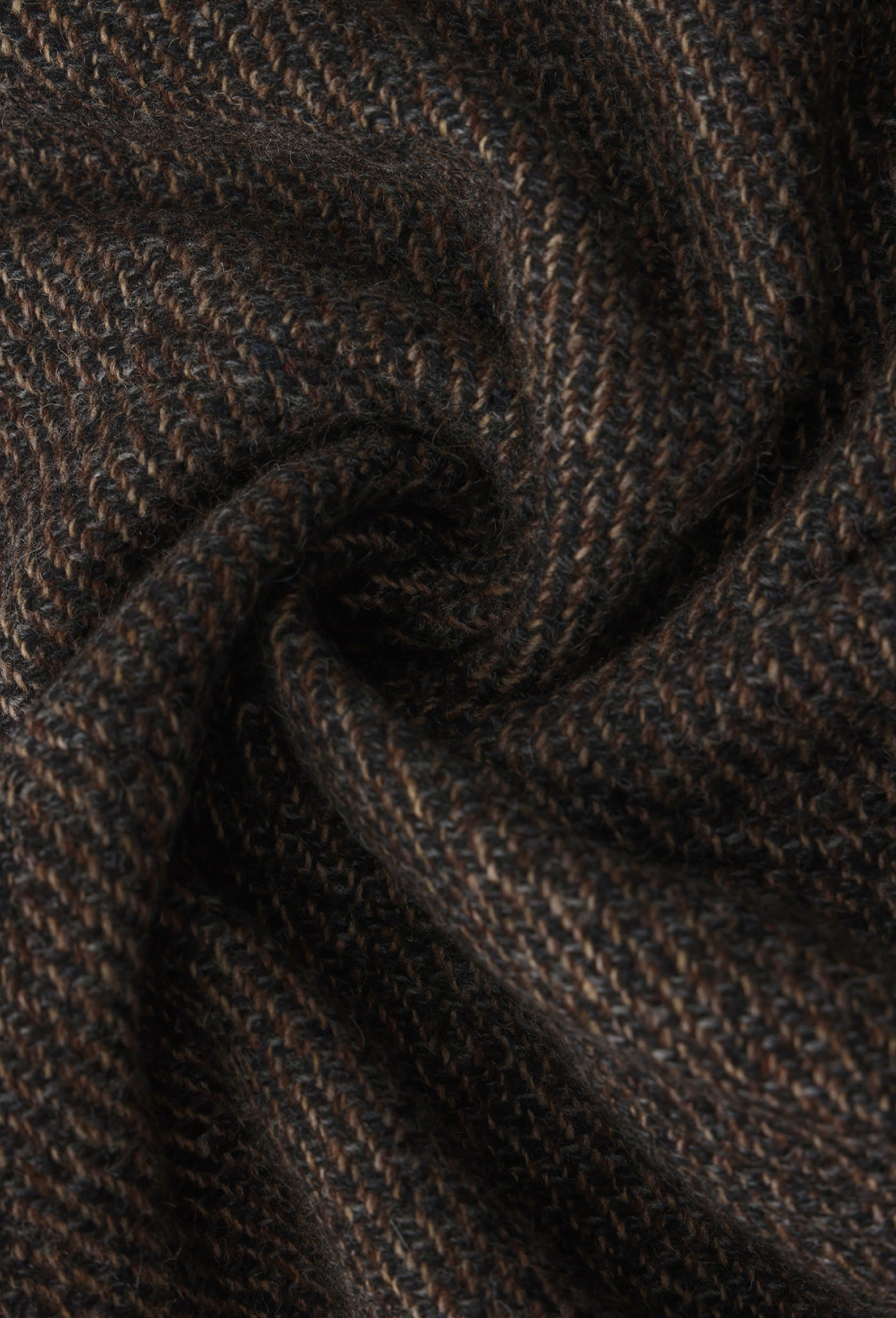 Stone Brown Deconstructed Detachable Lapel Jacket