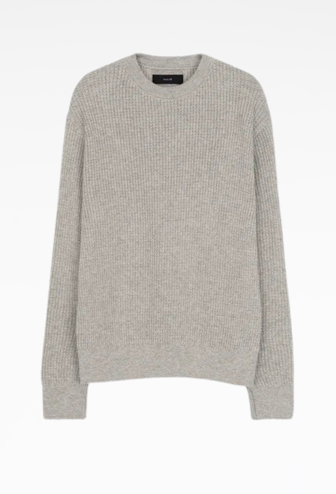 Ivory Relaxed Waffle Knit Sweater