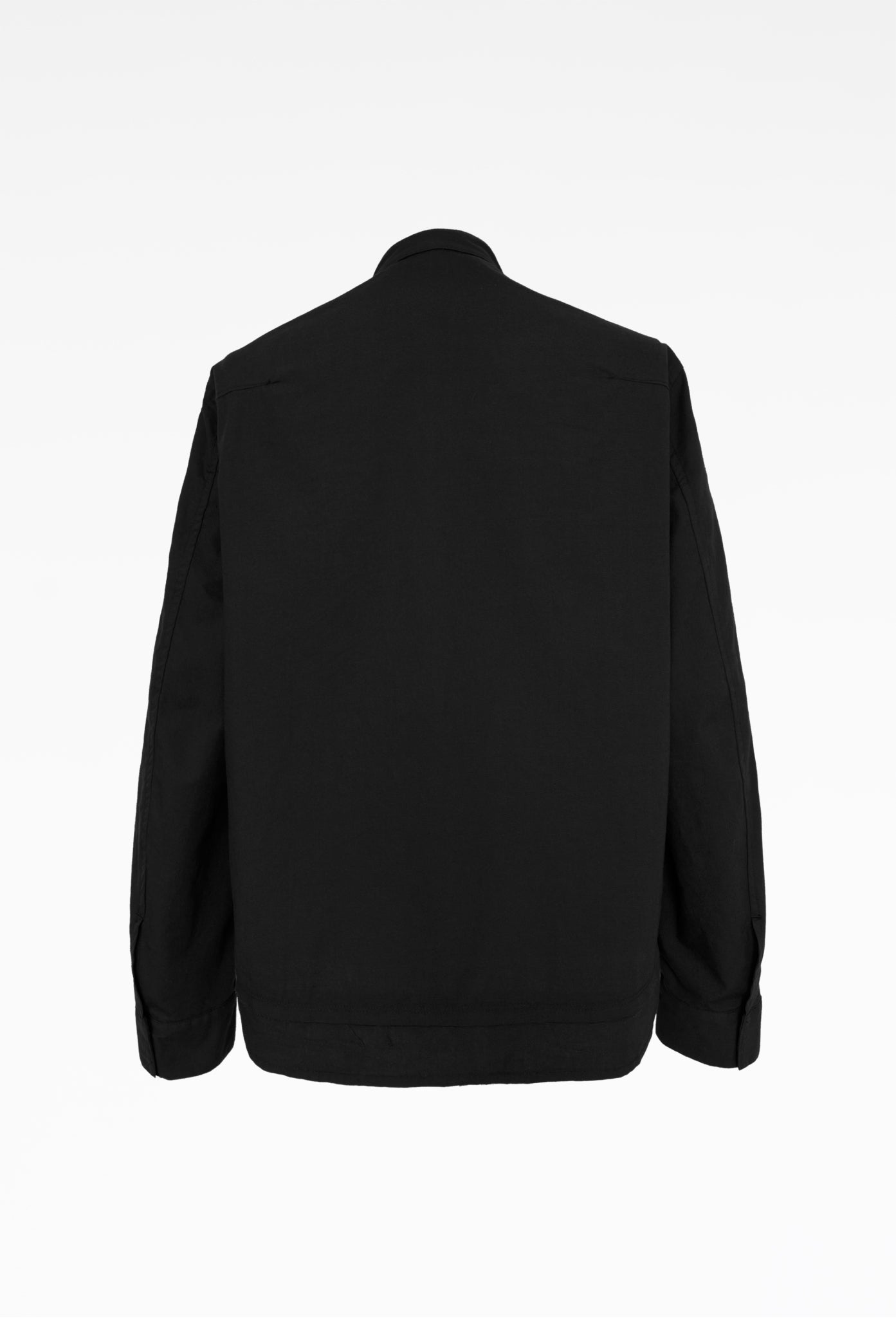 Black Raw Edge Shirt