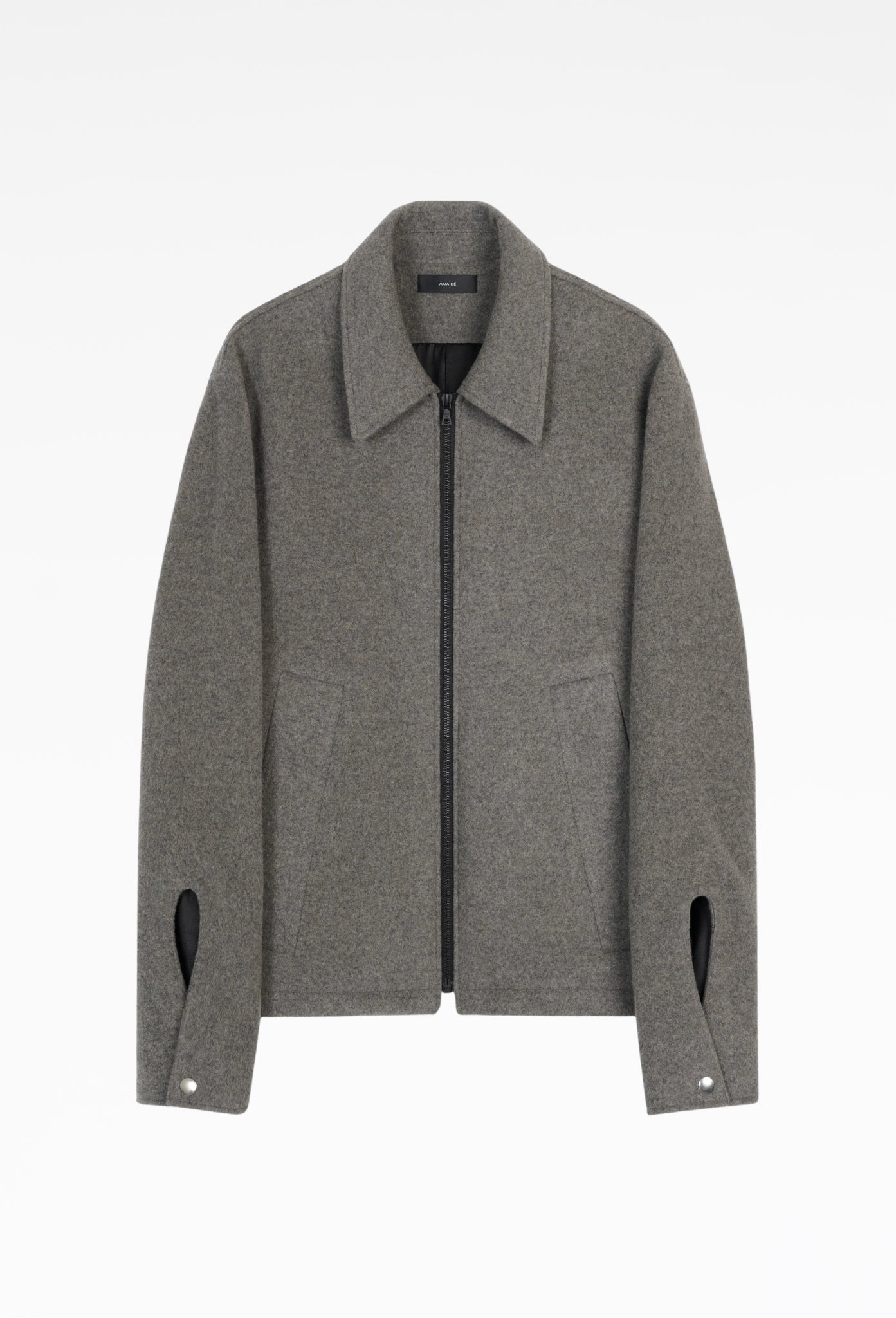 Dust Grey Relaxed Shirt Jacket
