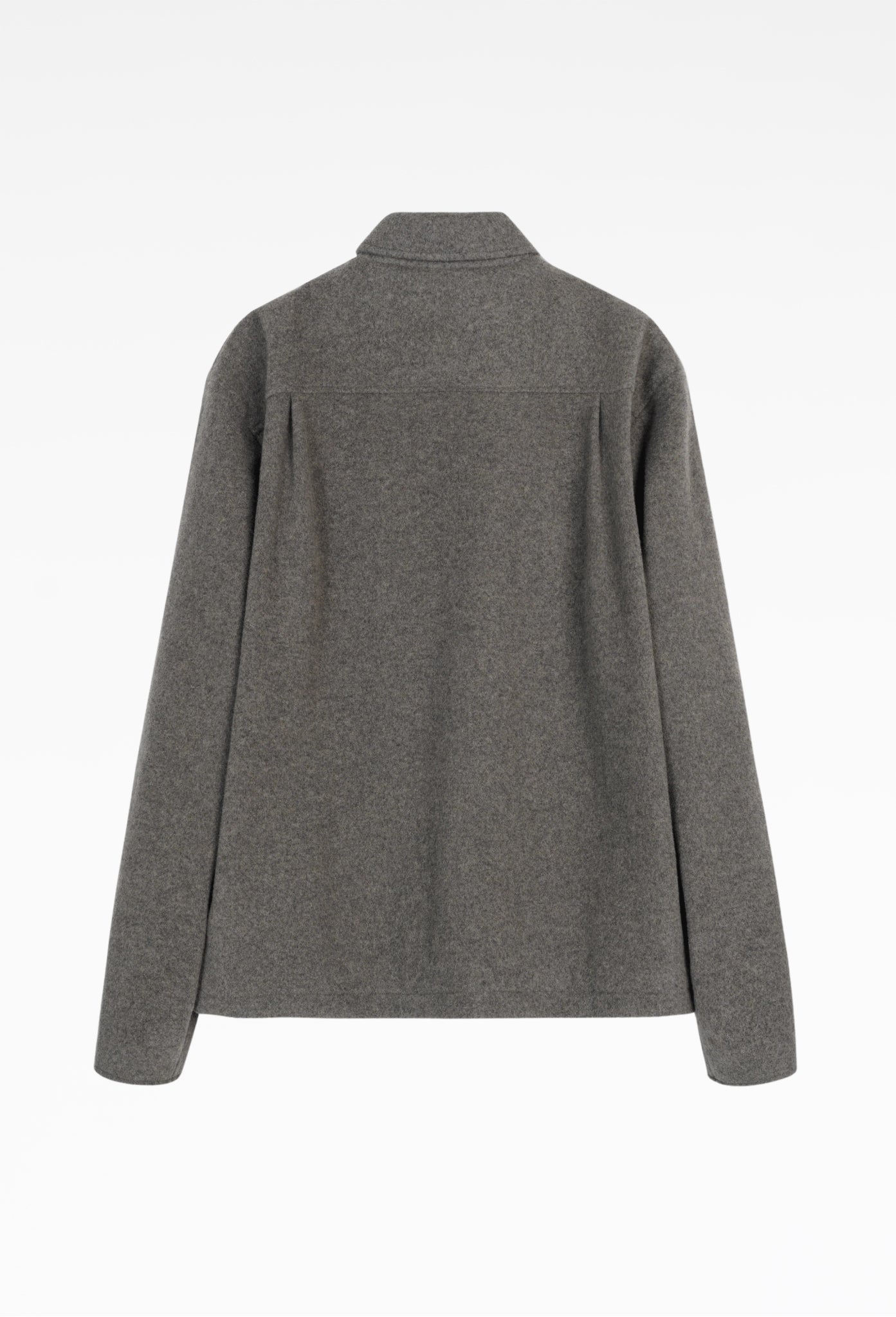 Dust Grey Relaxed Shirt Jacket
