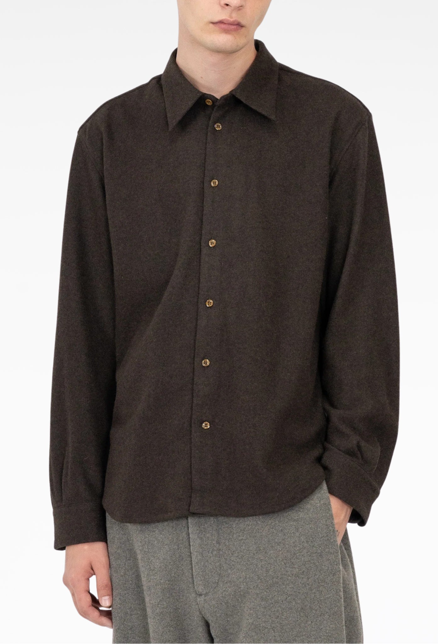 Dark Brown Standard Shirt