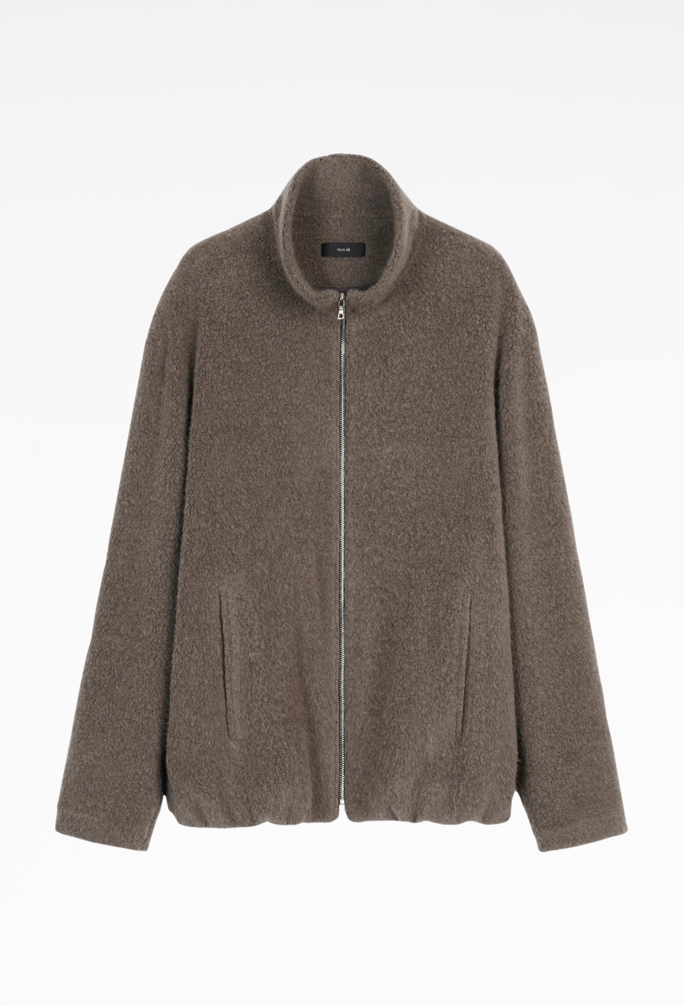 Taupe Boa Fleece Jacket