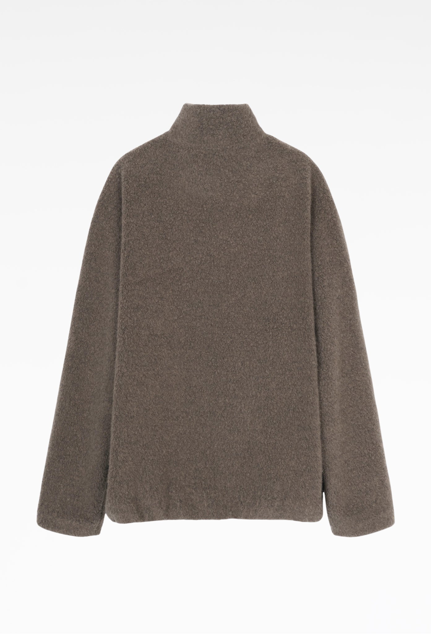 Taupe Boa Fleece Jacket