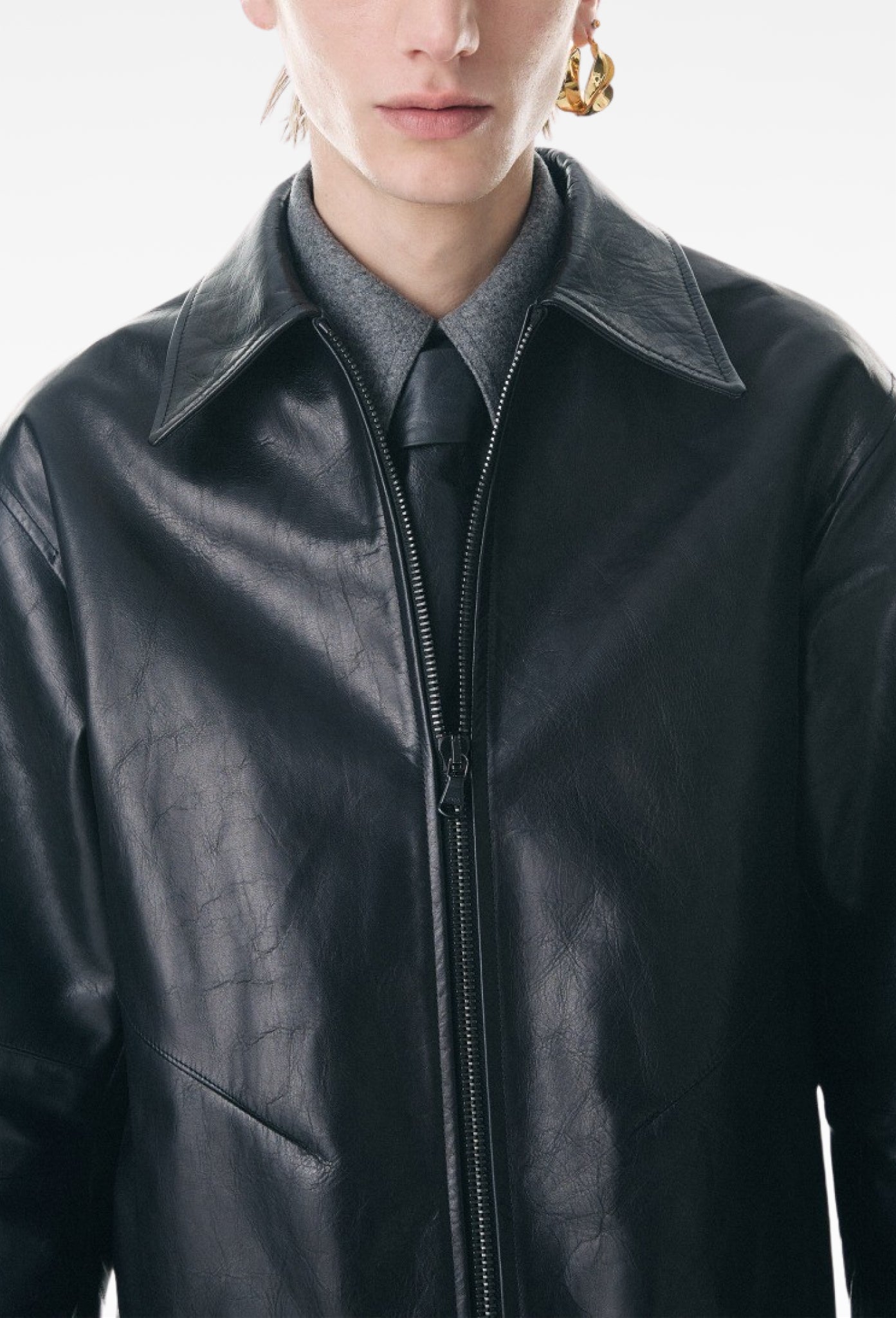 Hugo Horse Hide Leather Jacket