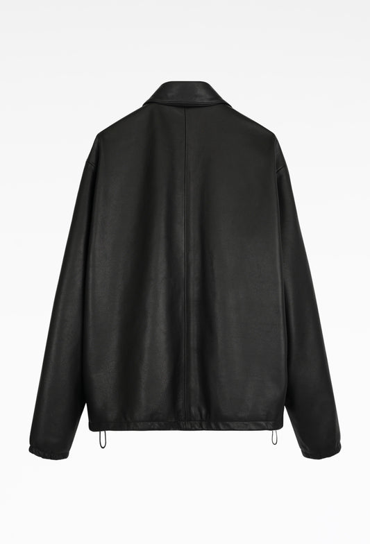 Minimal Leather Jacket