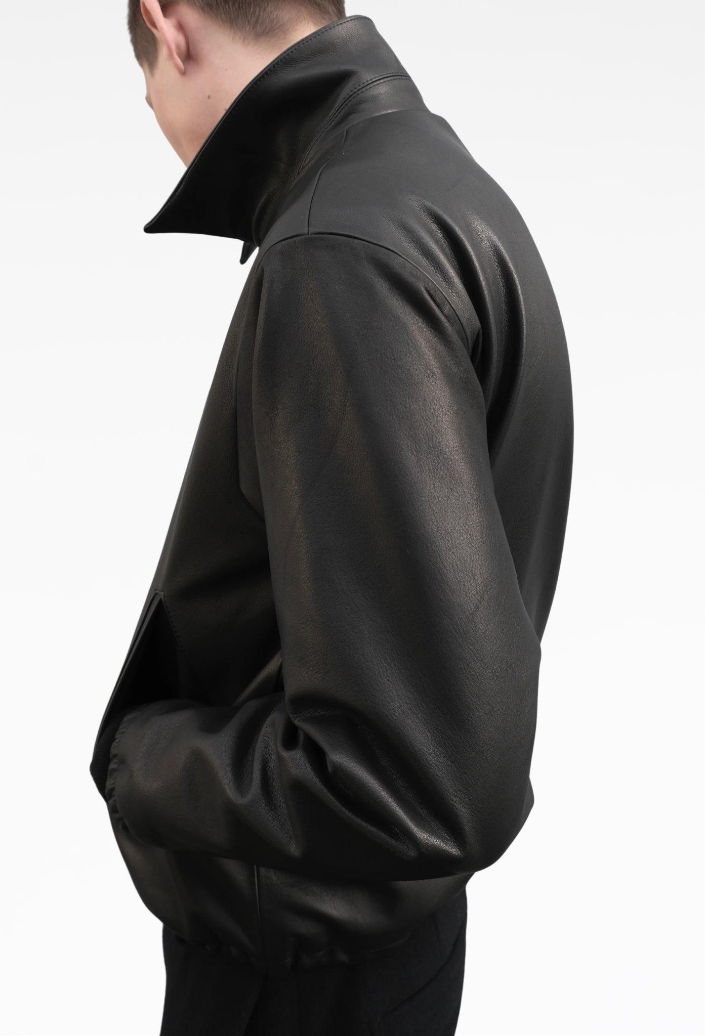 Minimal Leather Jacket