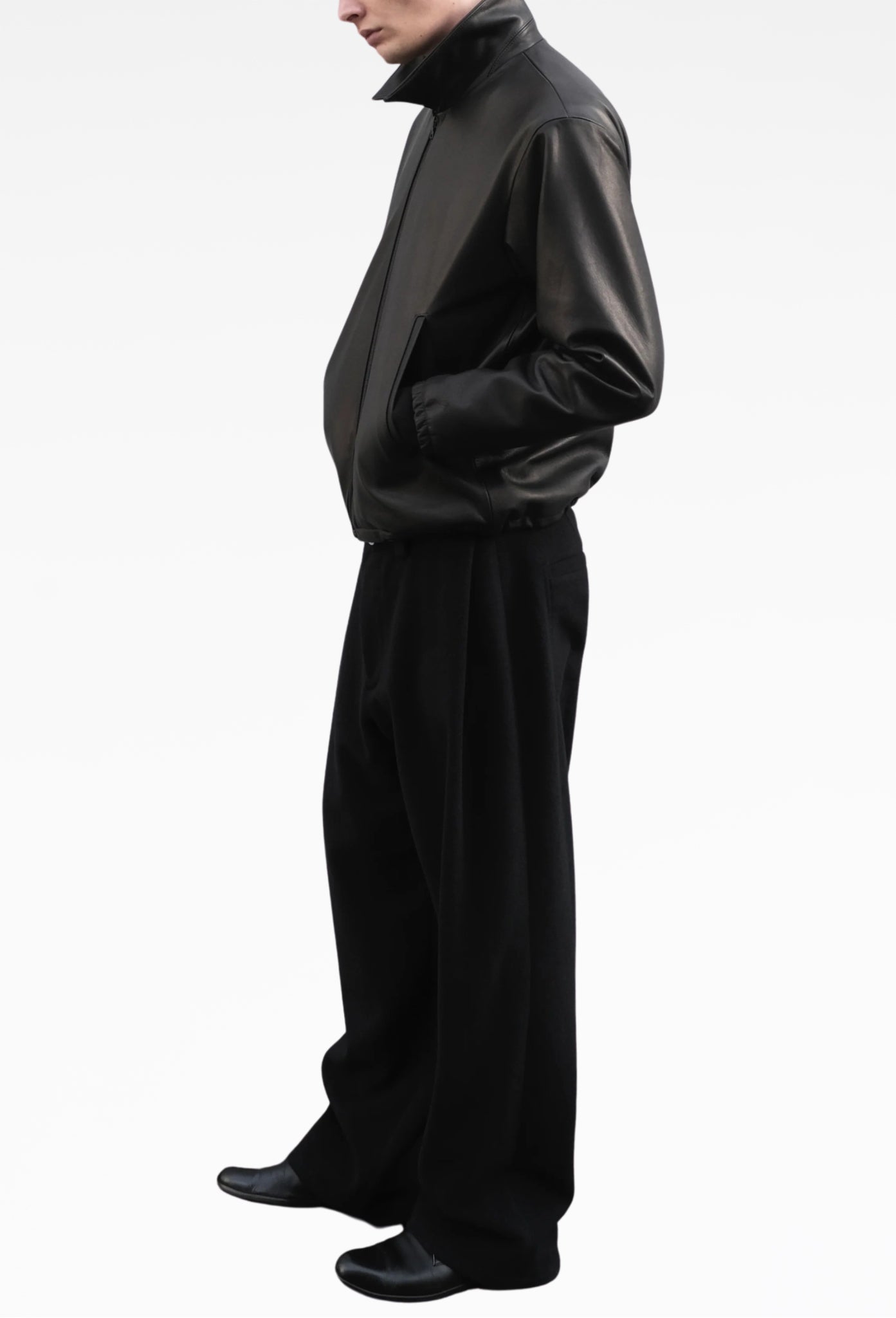Minimal Leather Jacket