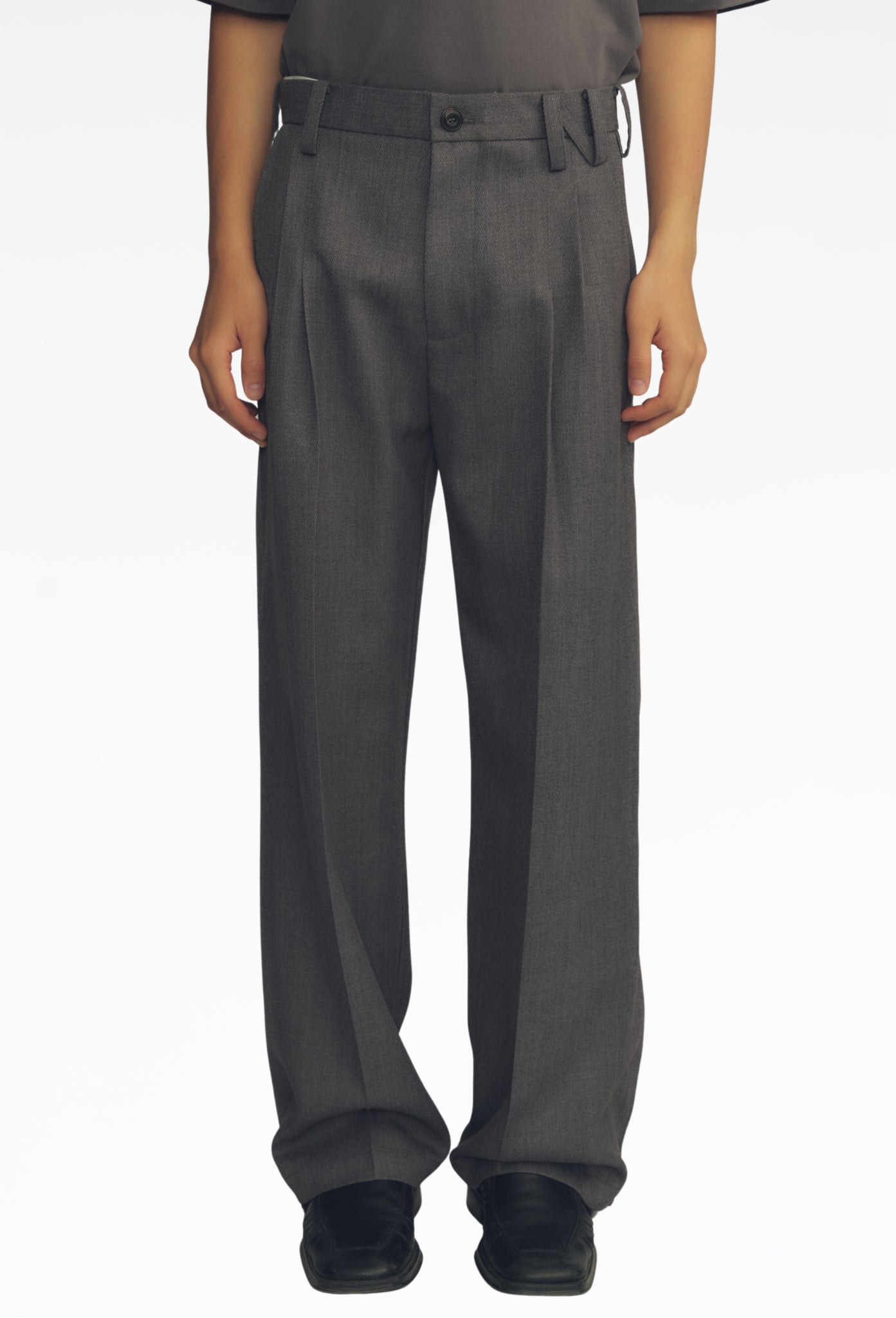Grey Quill Pen Tailored Trouser