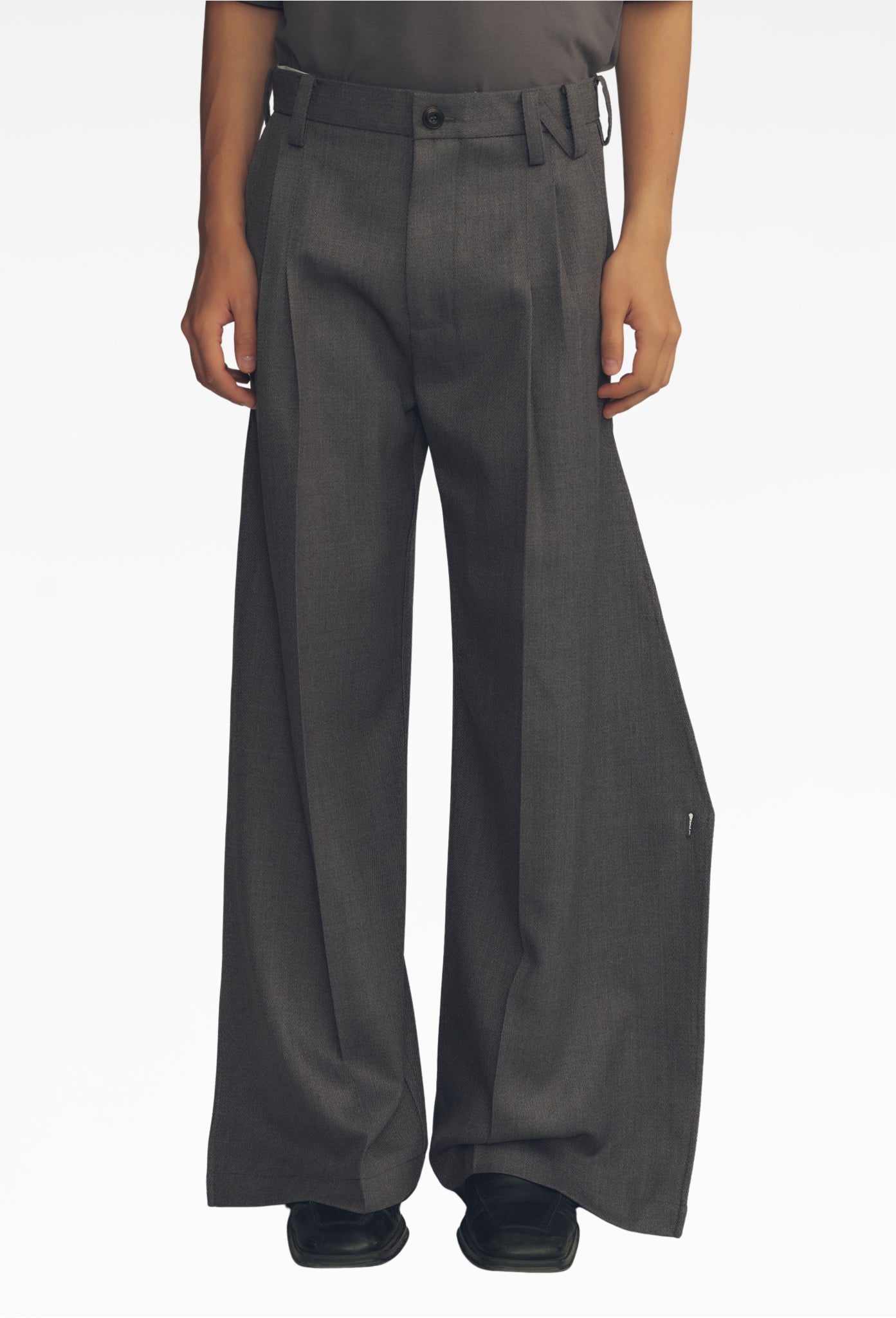 Grey Quill Pen Tailored Trouser