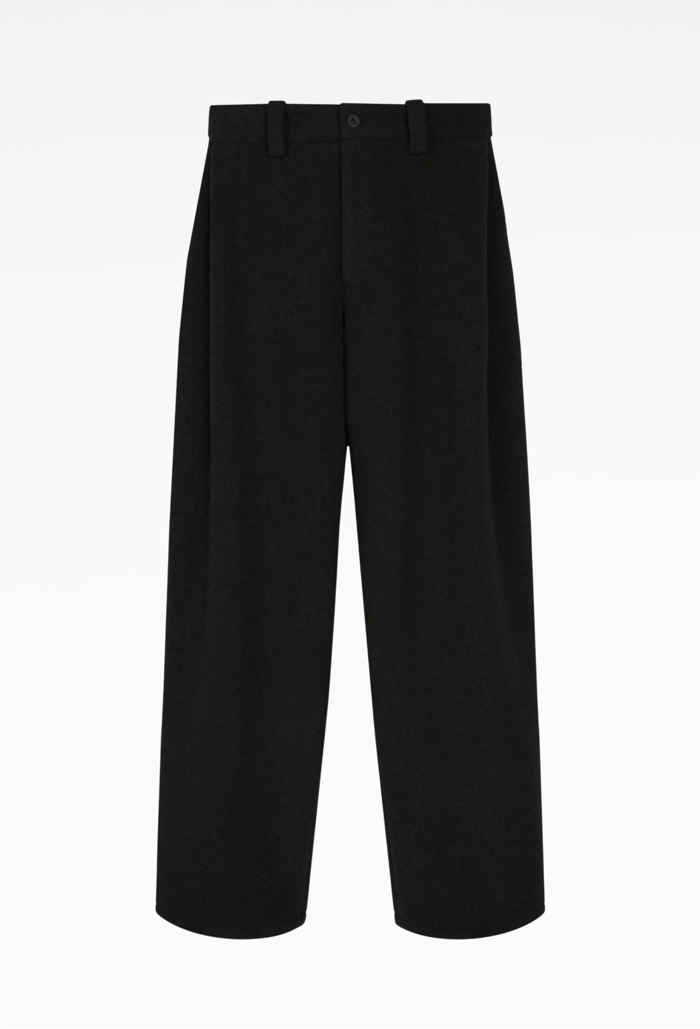 Black Two-Tuck Pocket Trousers