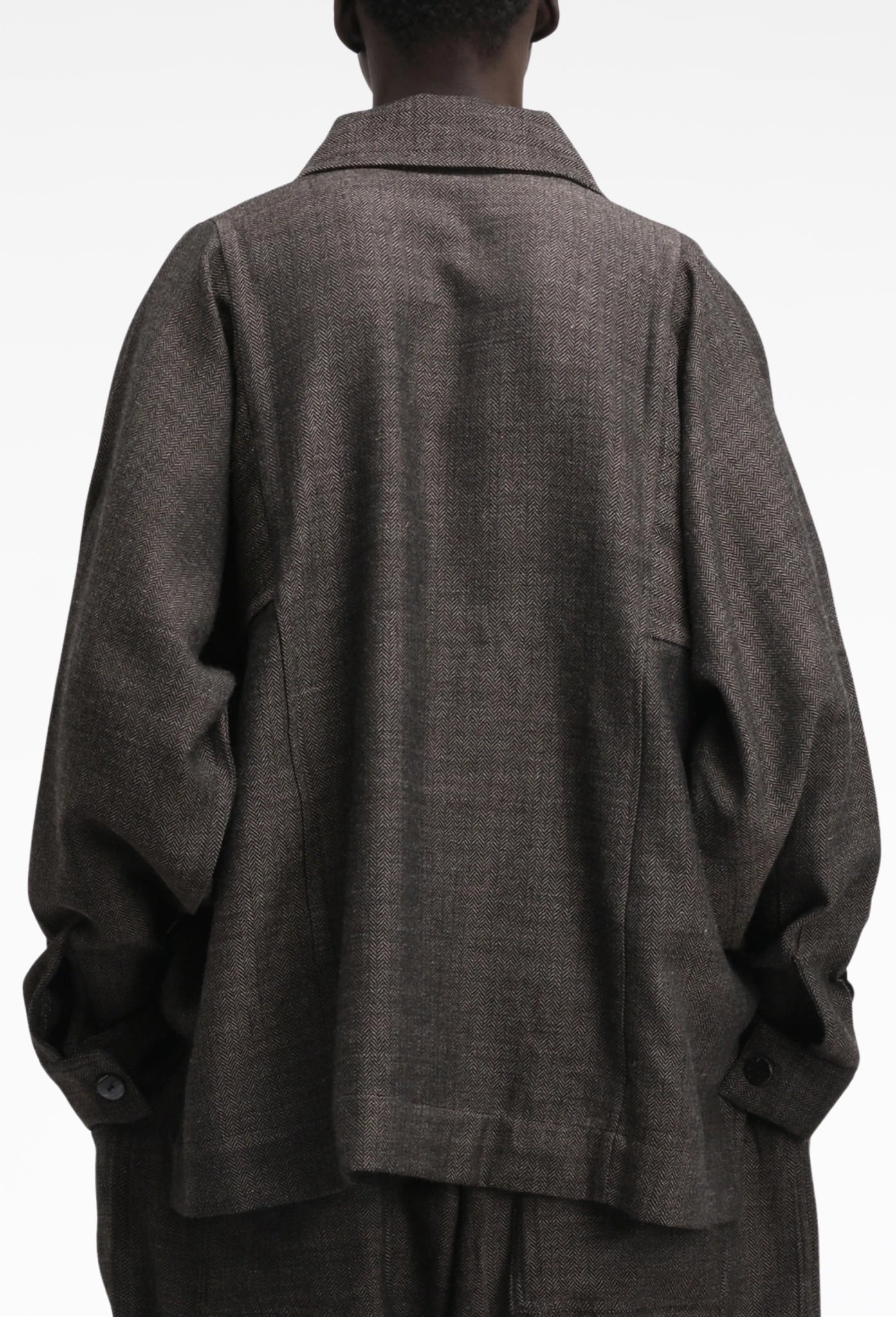 Charcoal Brown Farmer Jacket