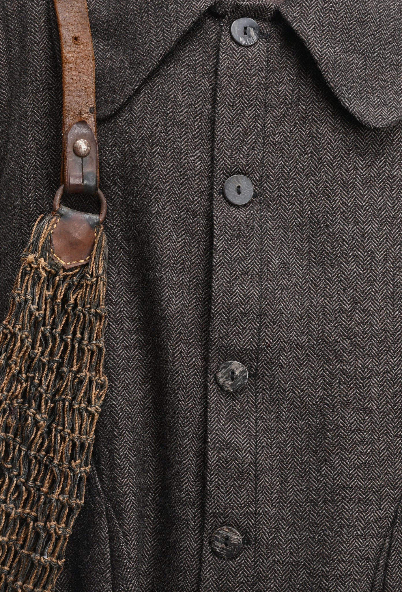 Charcoal Brown Farmer Jacket