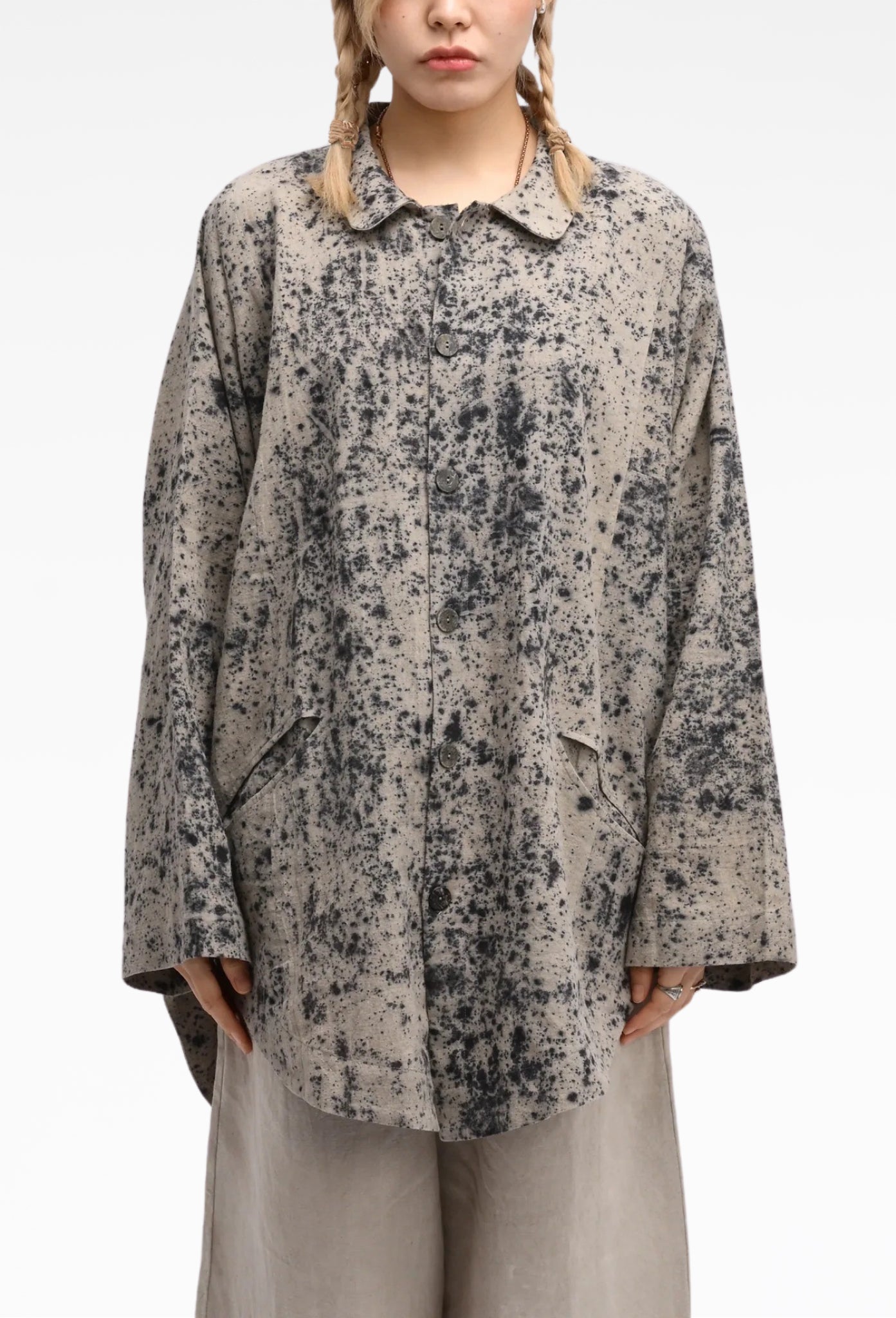 Black and Grey Farmer Shirt