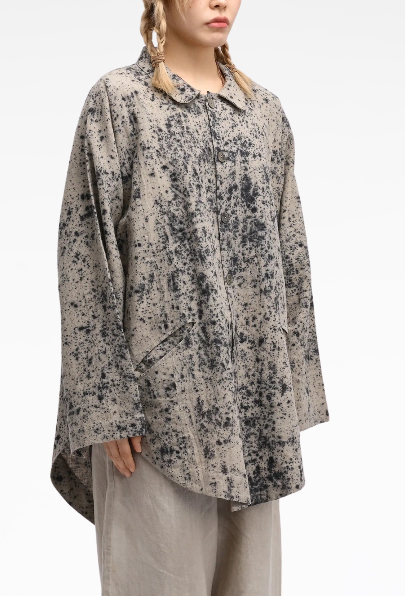Black and Grey Farmer Shirt
