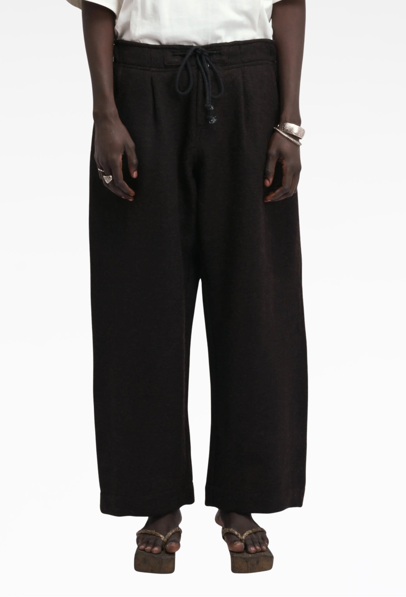 Deep Black Farmer Pant