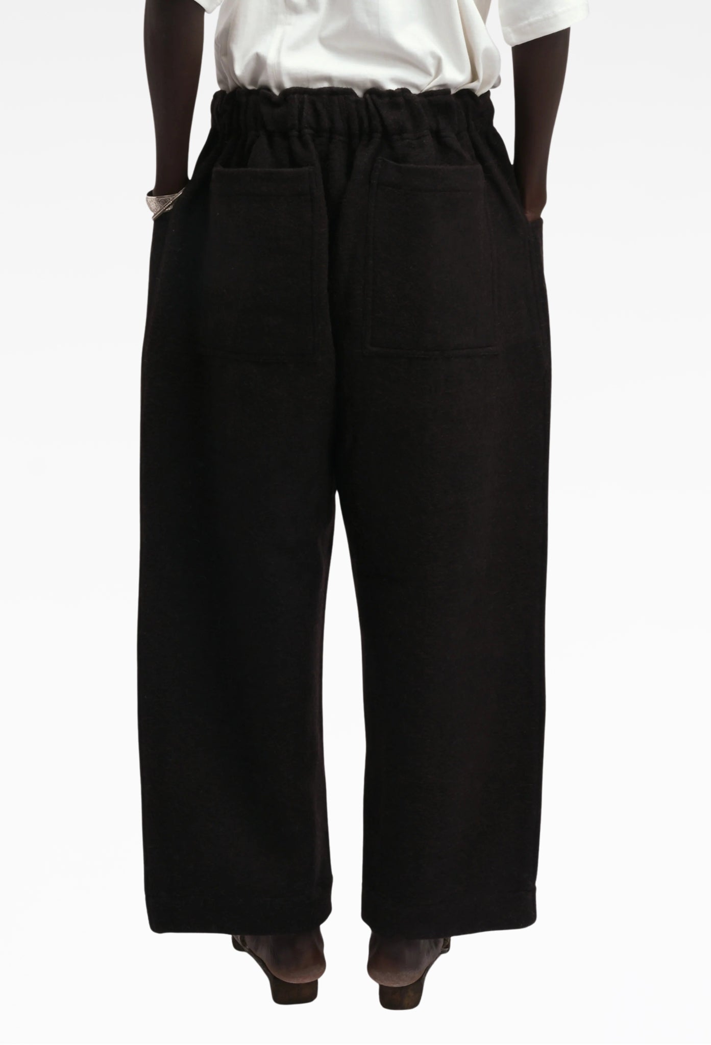 Deep Black Farmer Pant