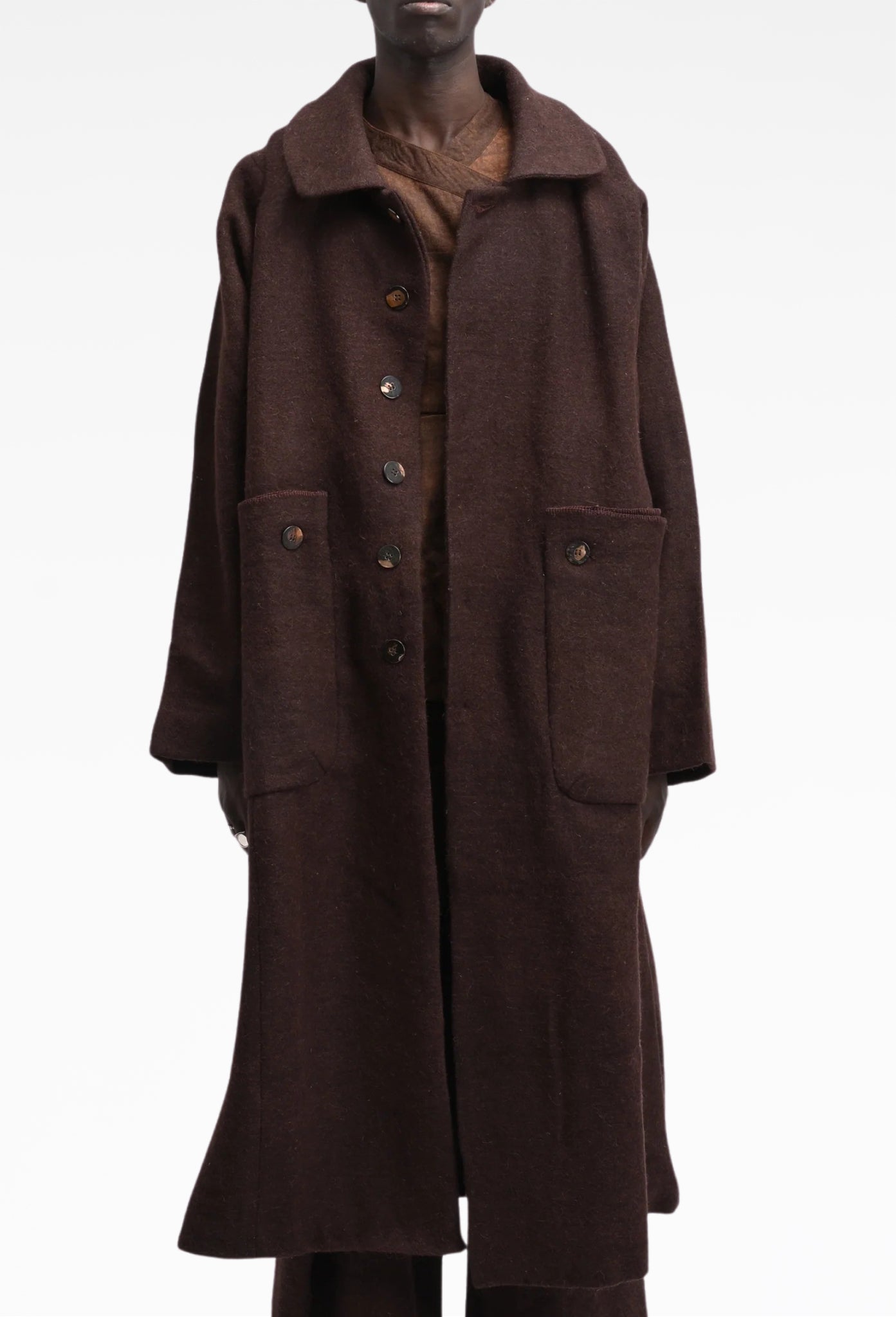 Rich Brown Farmer Coat