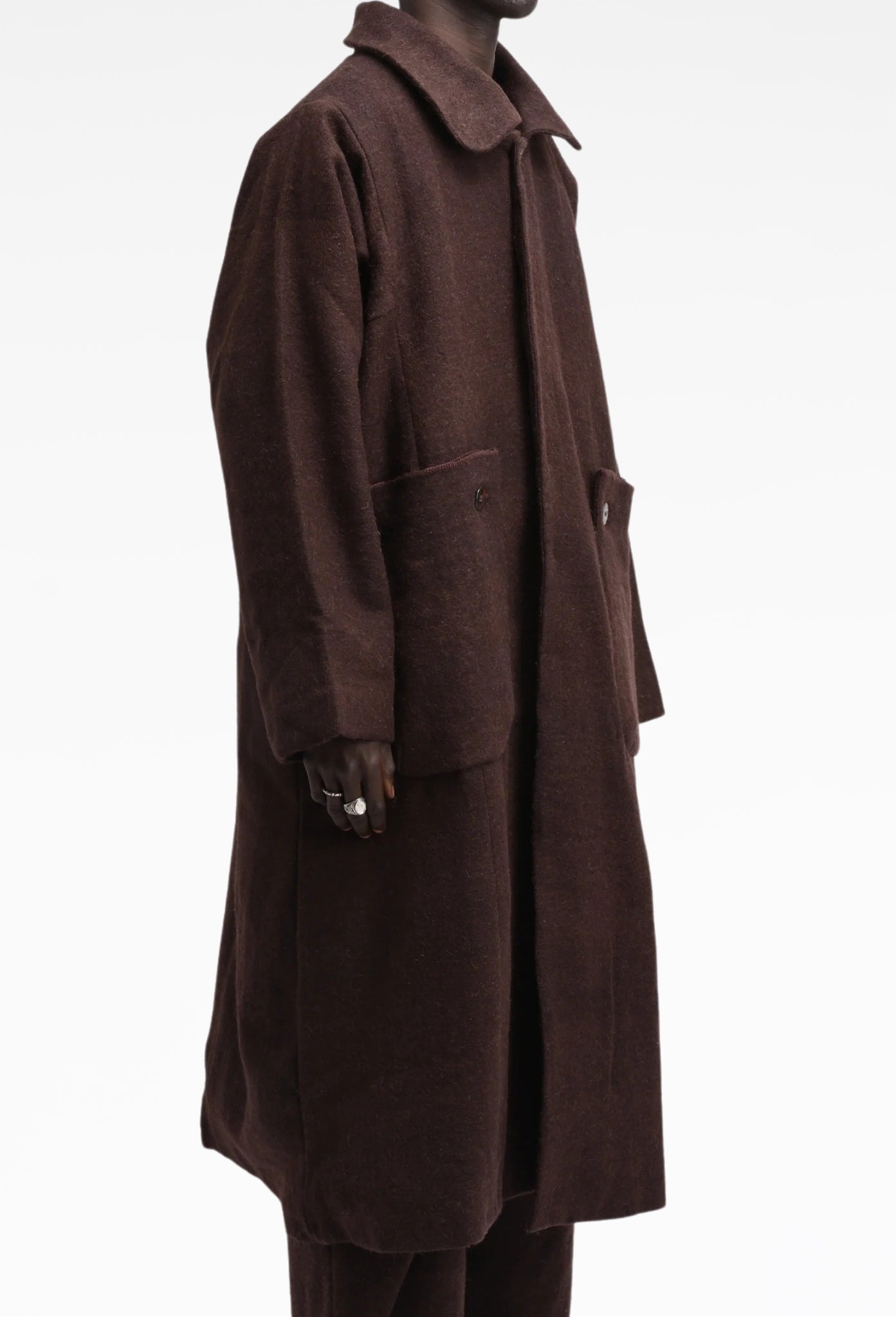Rich Brown Farmer Coat