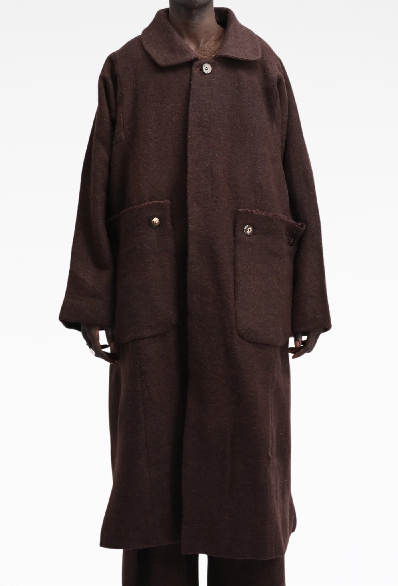 Rich Brown Farmer Coat