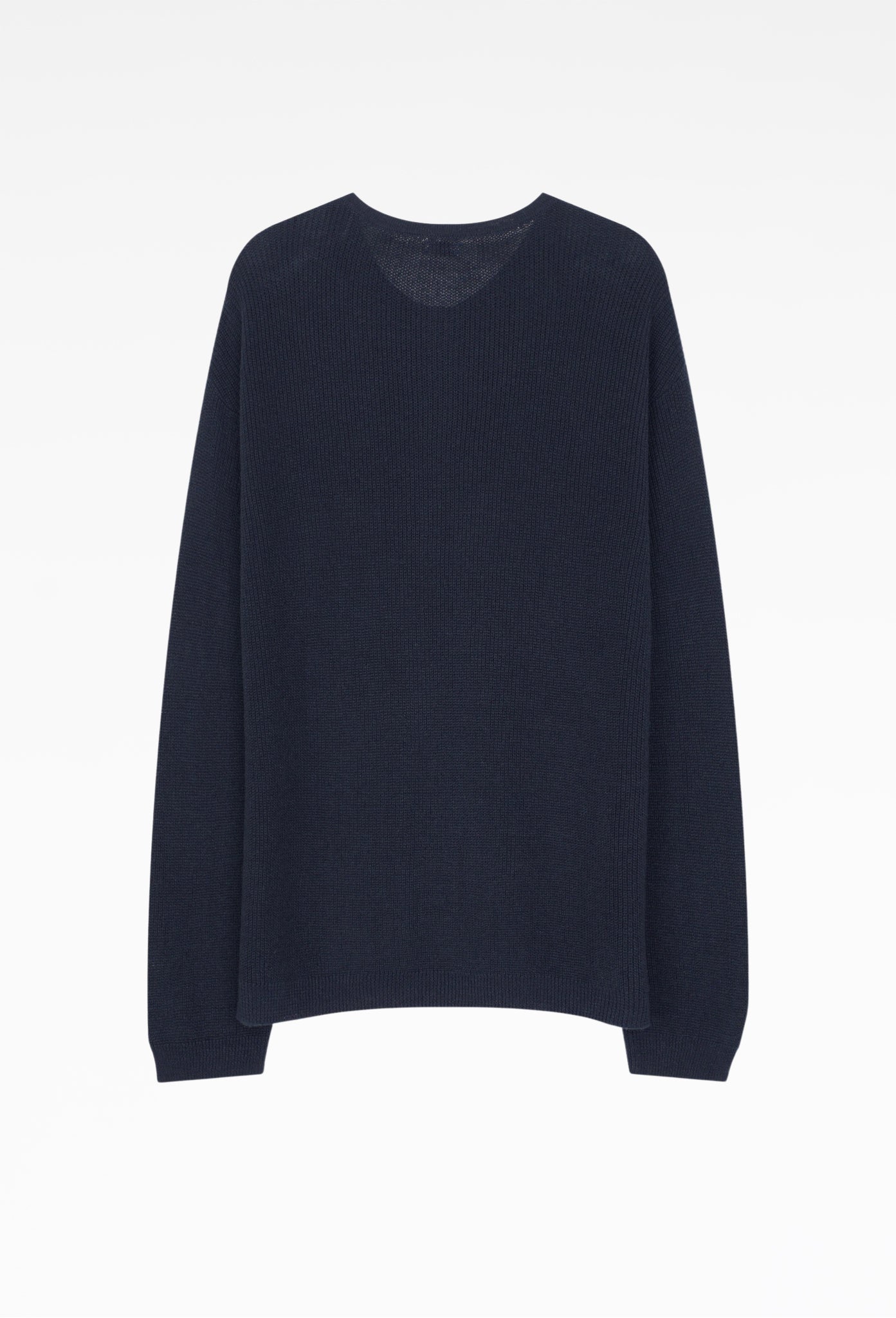 Navy Midas Henley Knit Sweater