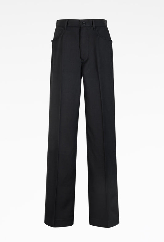 Emissary Wool Sateen Trousers