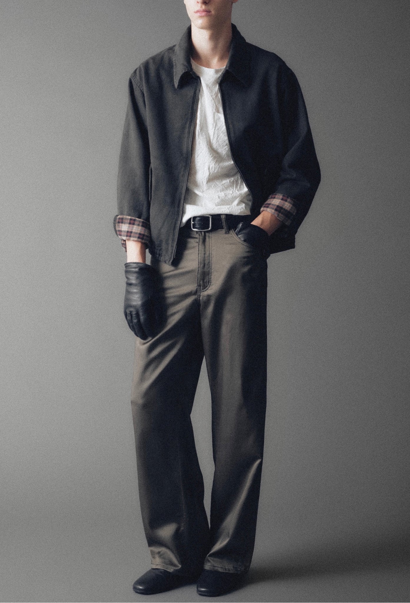 Dark Grey Leon Drizzler Jacket