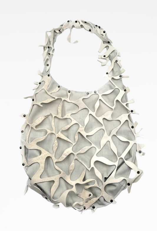 White Reversed Centipede Bag