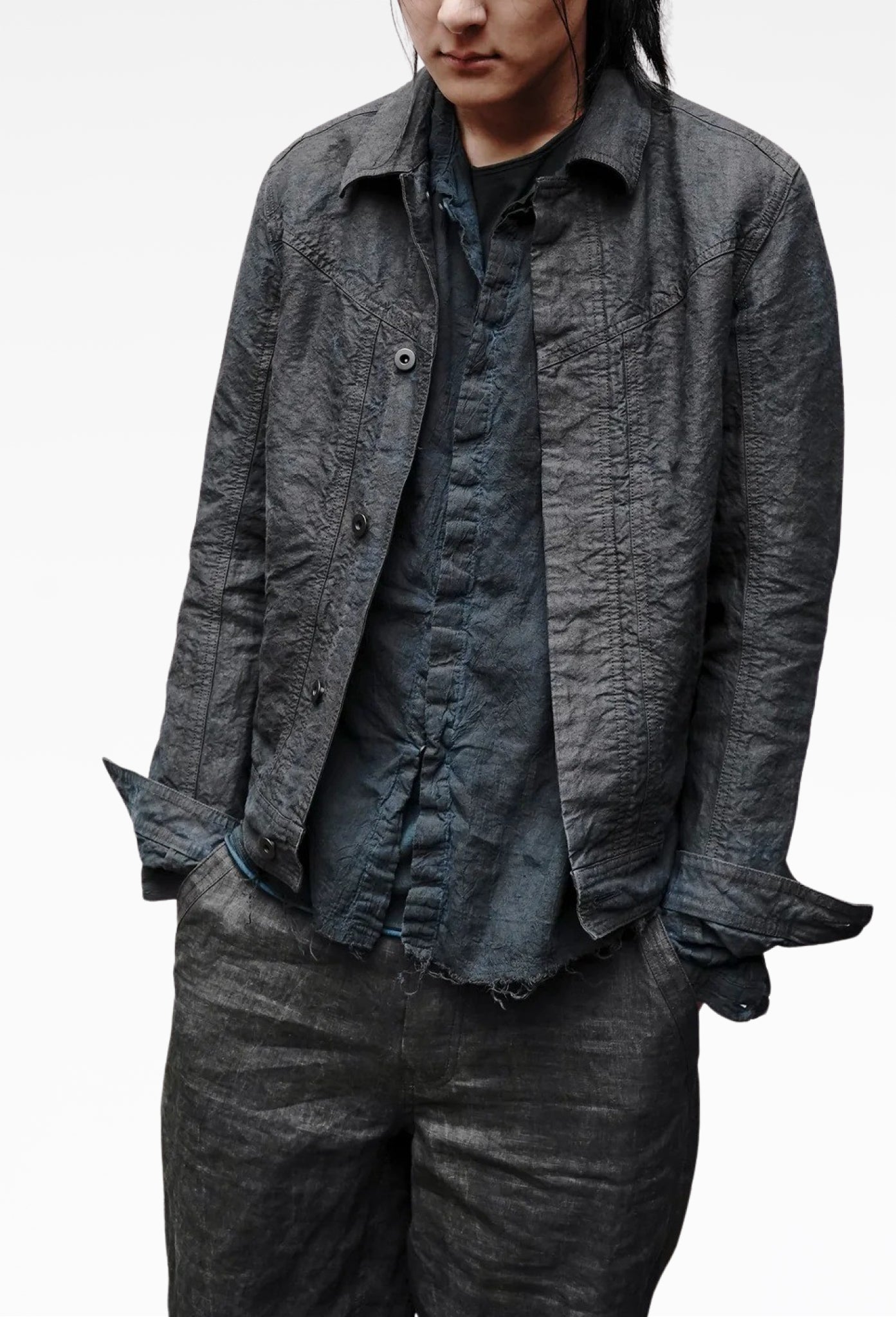 Indigo Ink Trucker Jacket