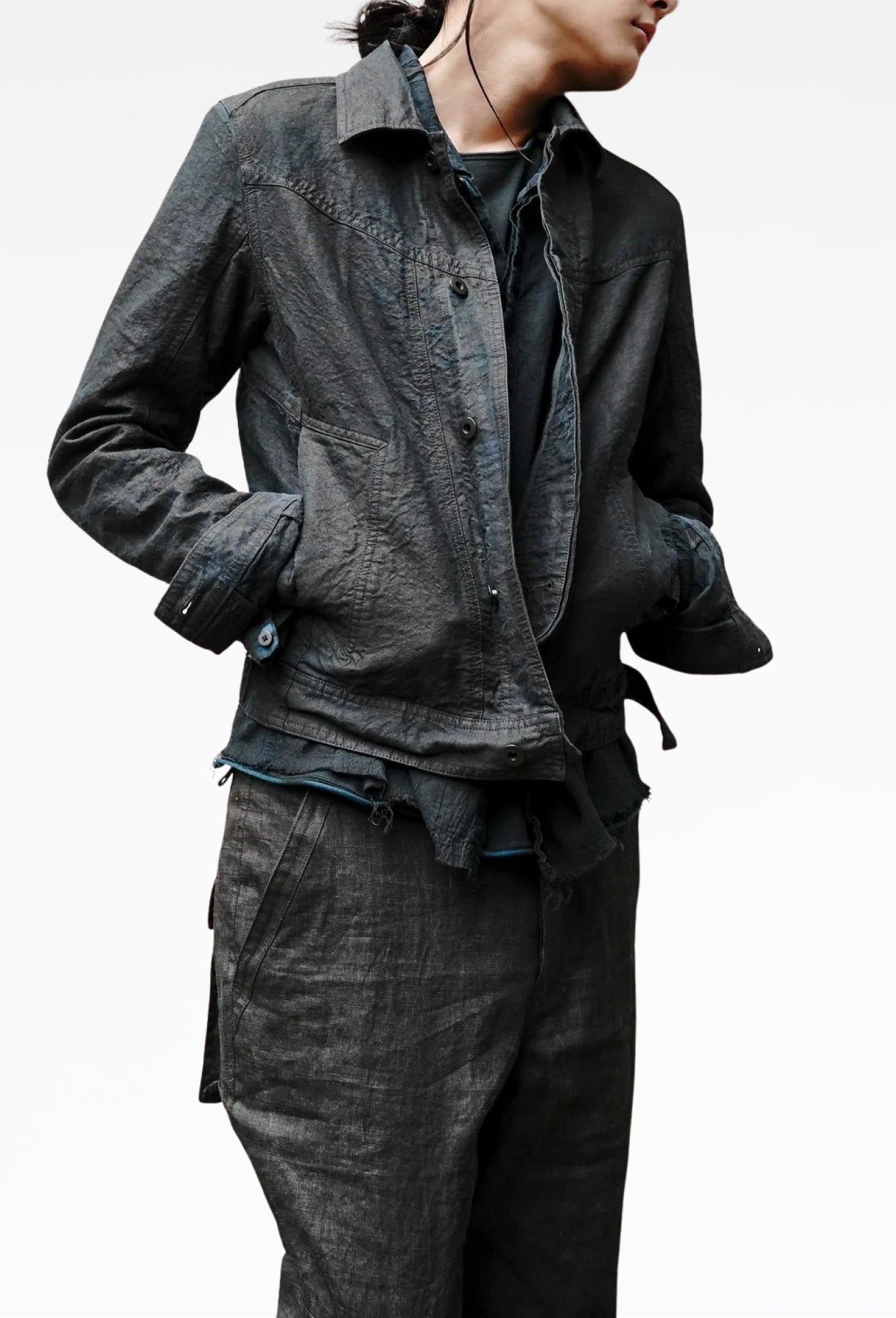 Indigo Ink Trucker Jacket
