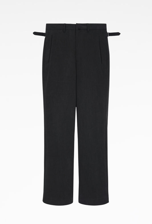 Faded Black Dylan Flared Trousers