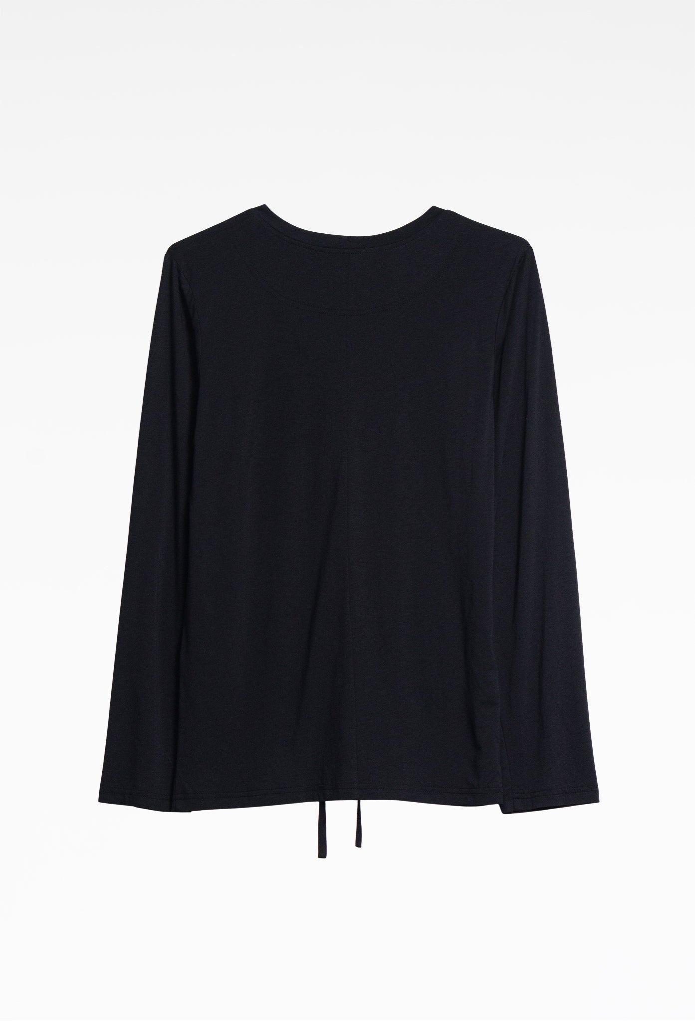 Black V-Neck Longsleeve