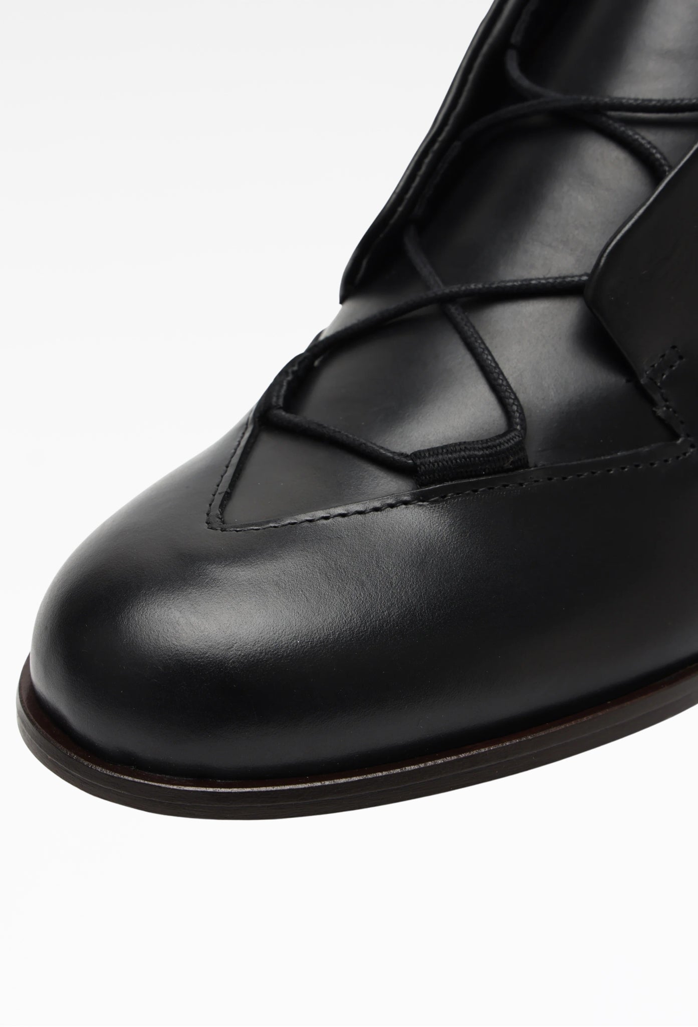 Sleek Black Derby